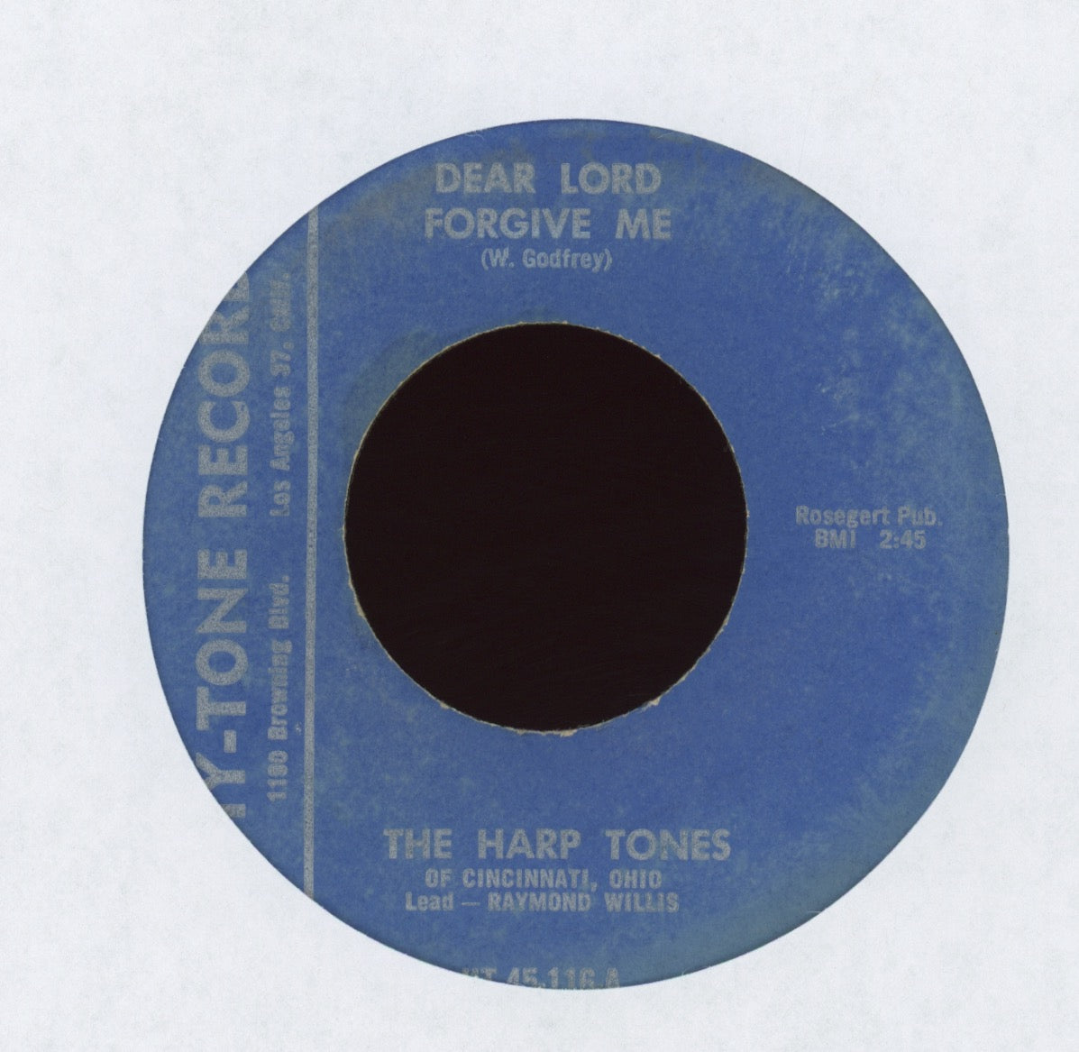 The Harp Tones Of Cincinnati, Ohio - I Made It on Hy-Tone Gospel 45