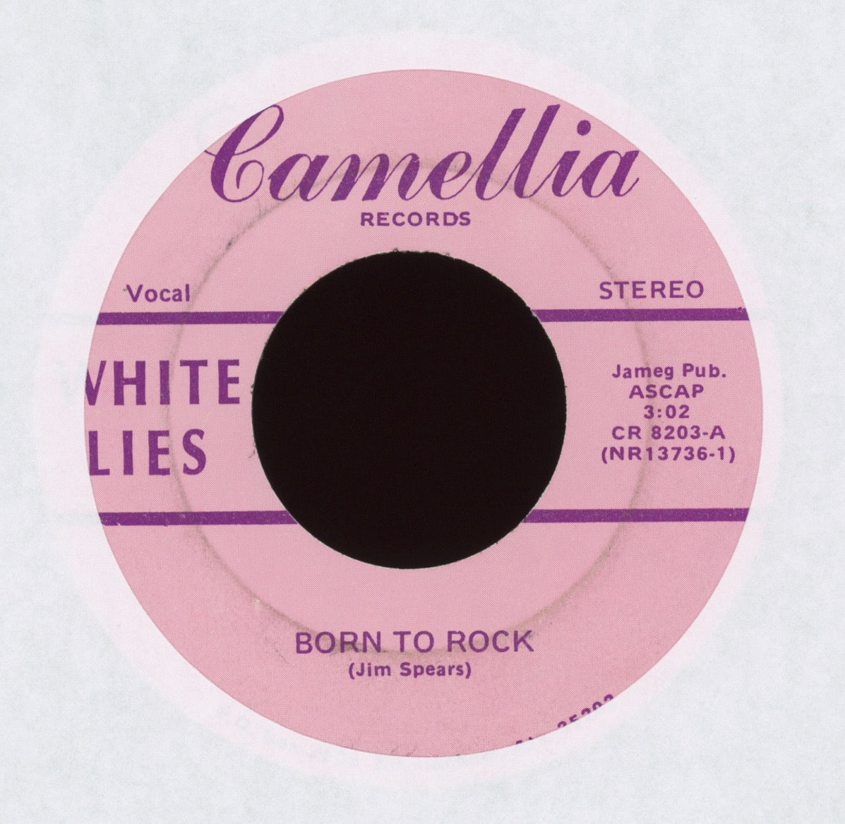 White Lies - White Lies on Camellia AOR Hard Rock 45