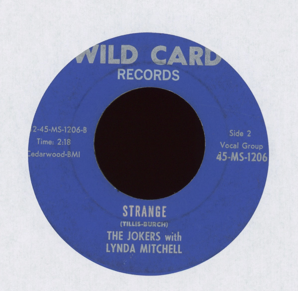 The Jokers with Lynda Mitchell - We're Gonna Hate Ourselves in the Morning on Wild Card Mod Rock 45