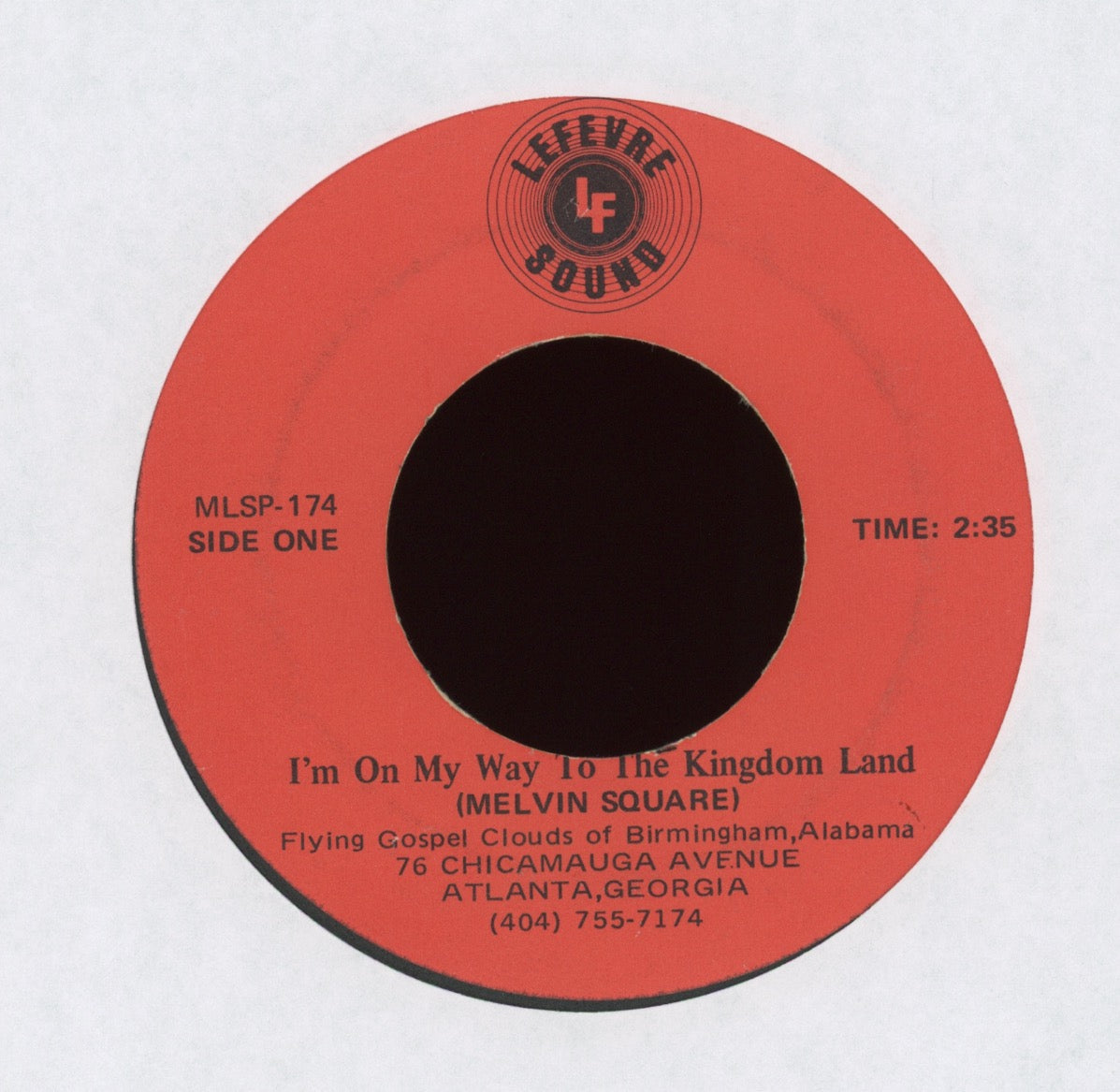 Flying Gospel Clouds Of Birmingham, AL - I'm on My Way on Lefevre Gospel Funk Soul 45