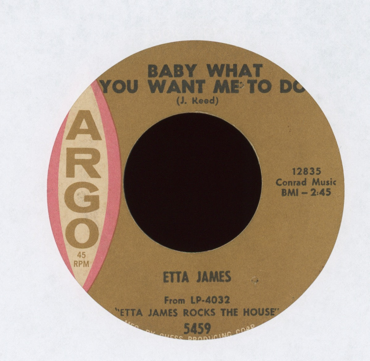 Etta James - What I Say on Argo R&B Mod 45