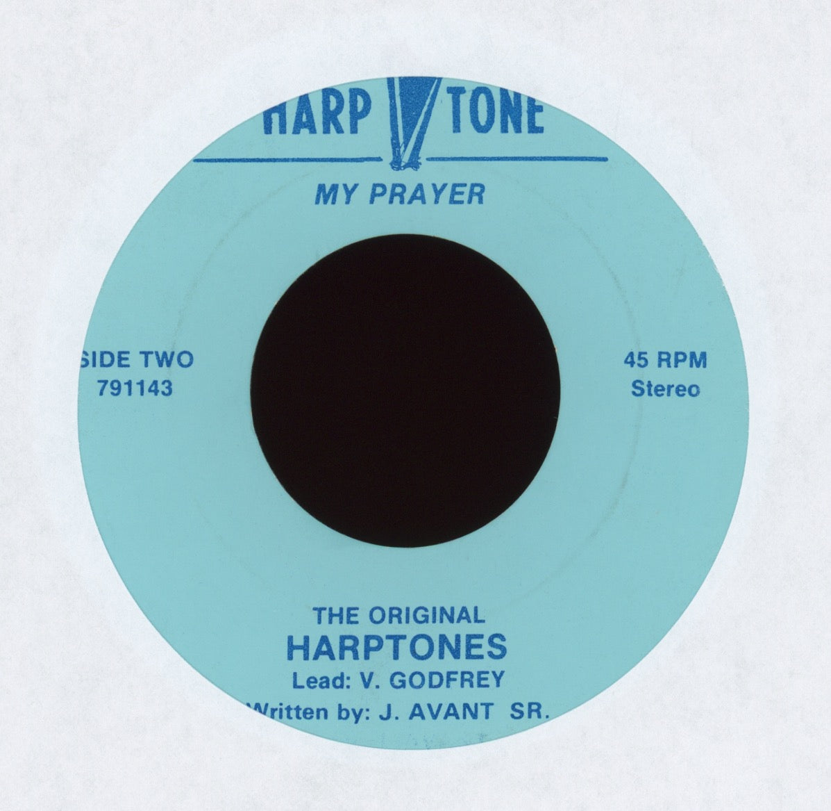The Harptones - My Prayer on Harp Tone Vincent Godfrey Gospel 45