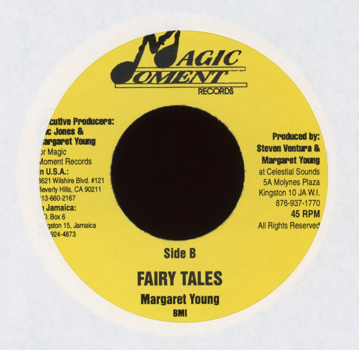 Margaret Young - Fairy Tales on Magic Moment Island Soul Funk Rap 45