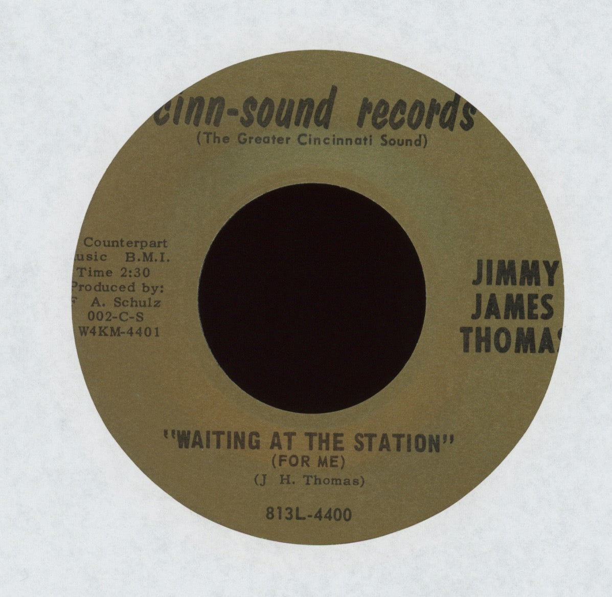 Jimmy James Thomas - I Can't Dance on Cinn-Sound Funk 45