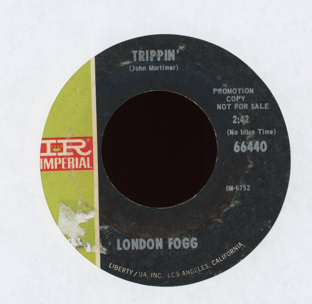London Fog & The Continentals - Easy Mover on Imperial Promo Funk 45