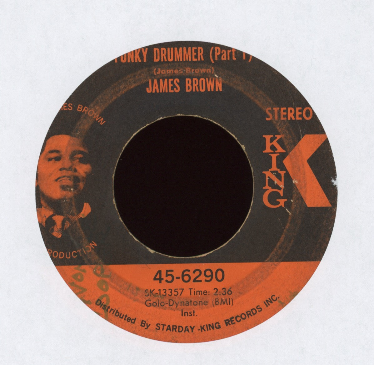 James Brown - Funky Drummer on King Funk 45