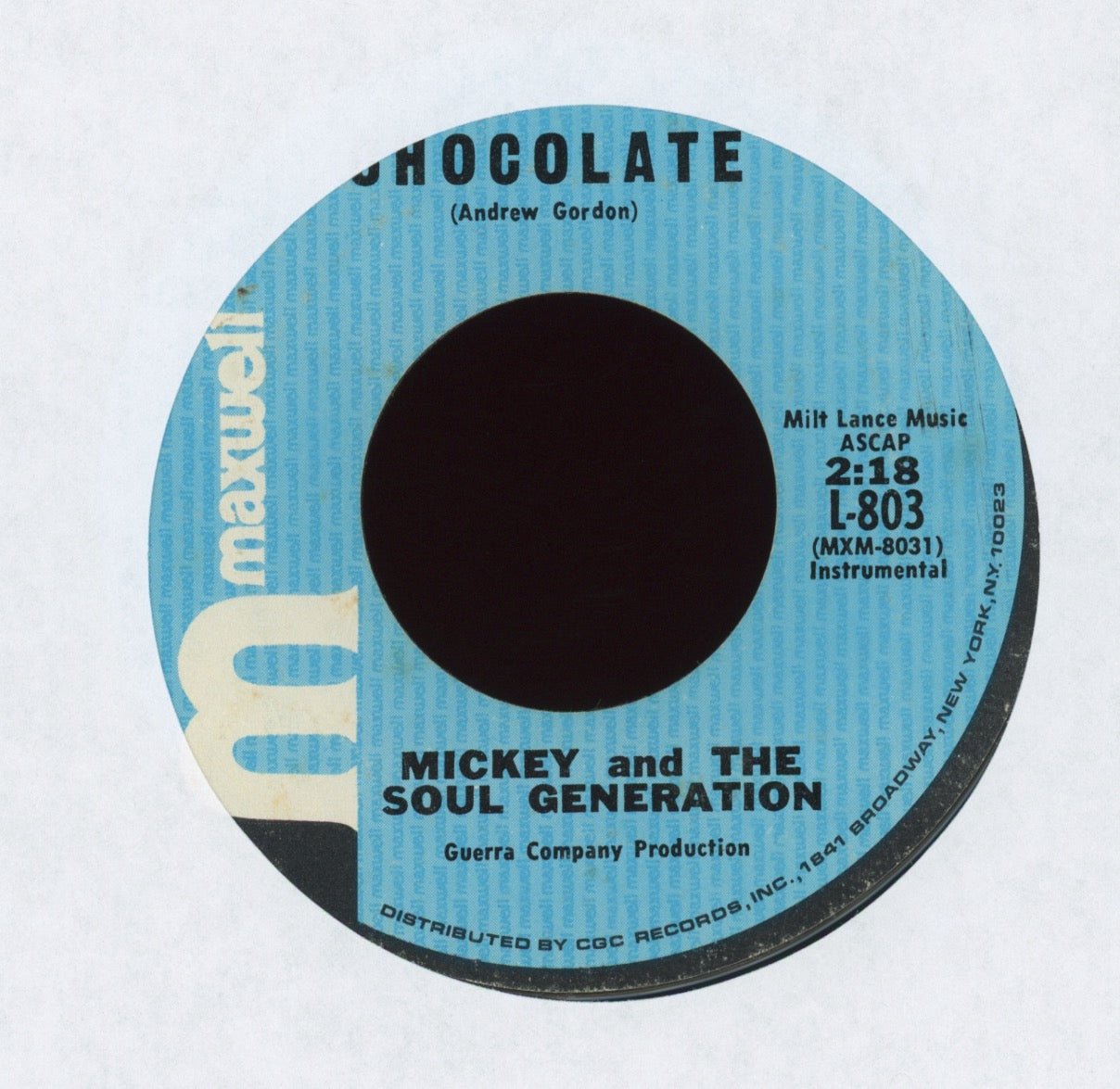 Mickey & The Soul Generation - Iron Leg on Maxwell Funk 45