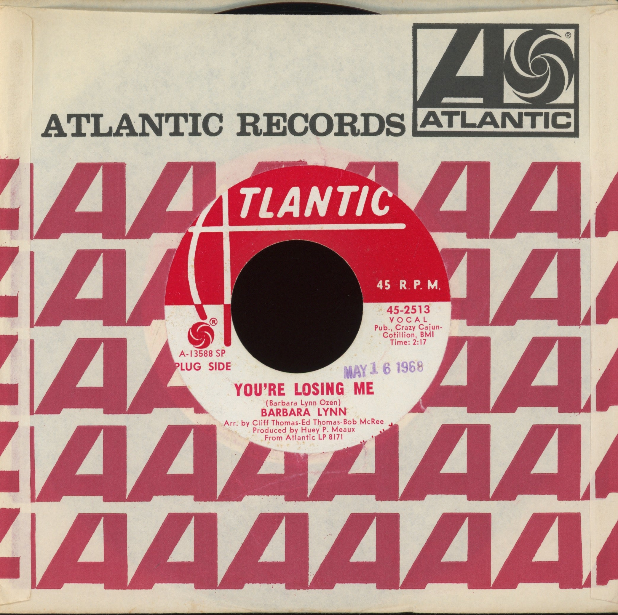 Barbara Lynn - You're Losing Me on Atlantic Promo Northern Soul 45
