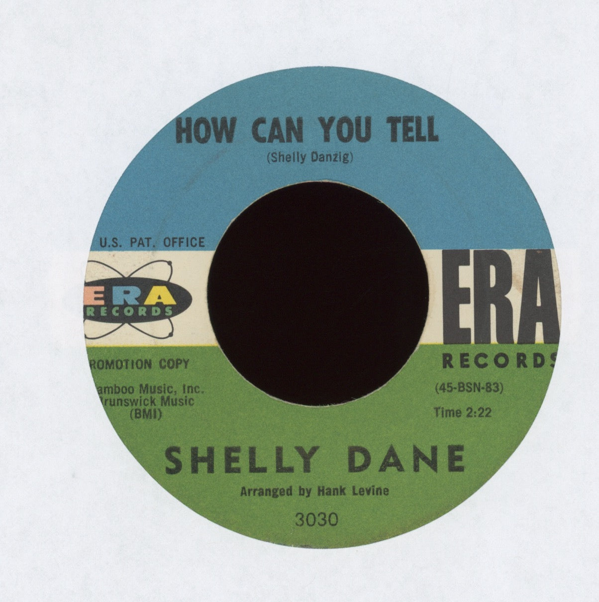 Shelly Dane - Guarantee Of Love on Era Promo Teen R&B Popcorn 45