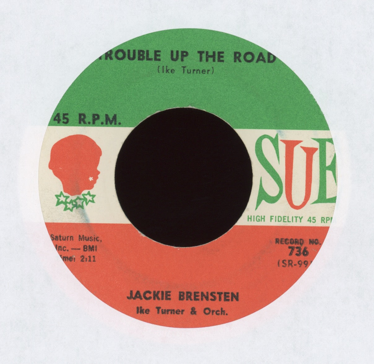 Jackie Brenston - Trouble Up The Road on Sue New Breed R&B 45