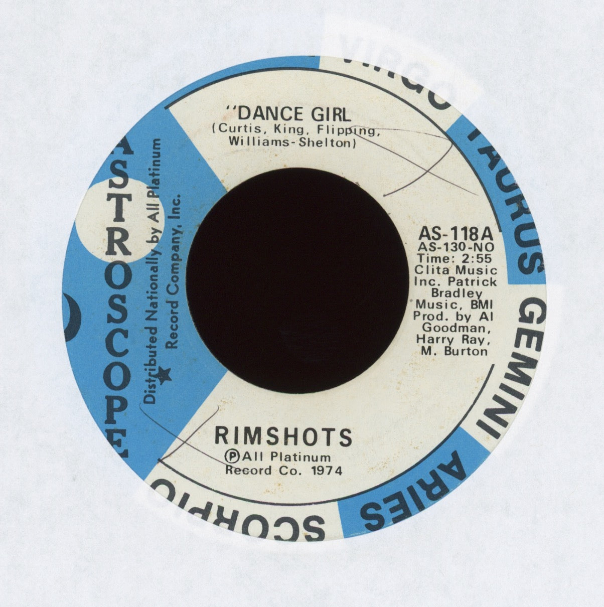 The Rimshots - Dance Girl on Astroscope Funk 45 Breaks