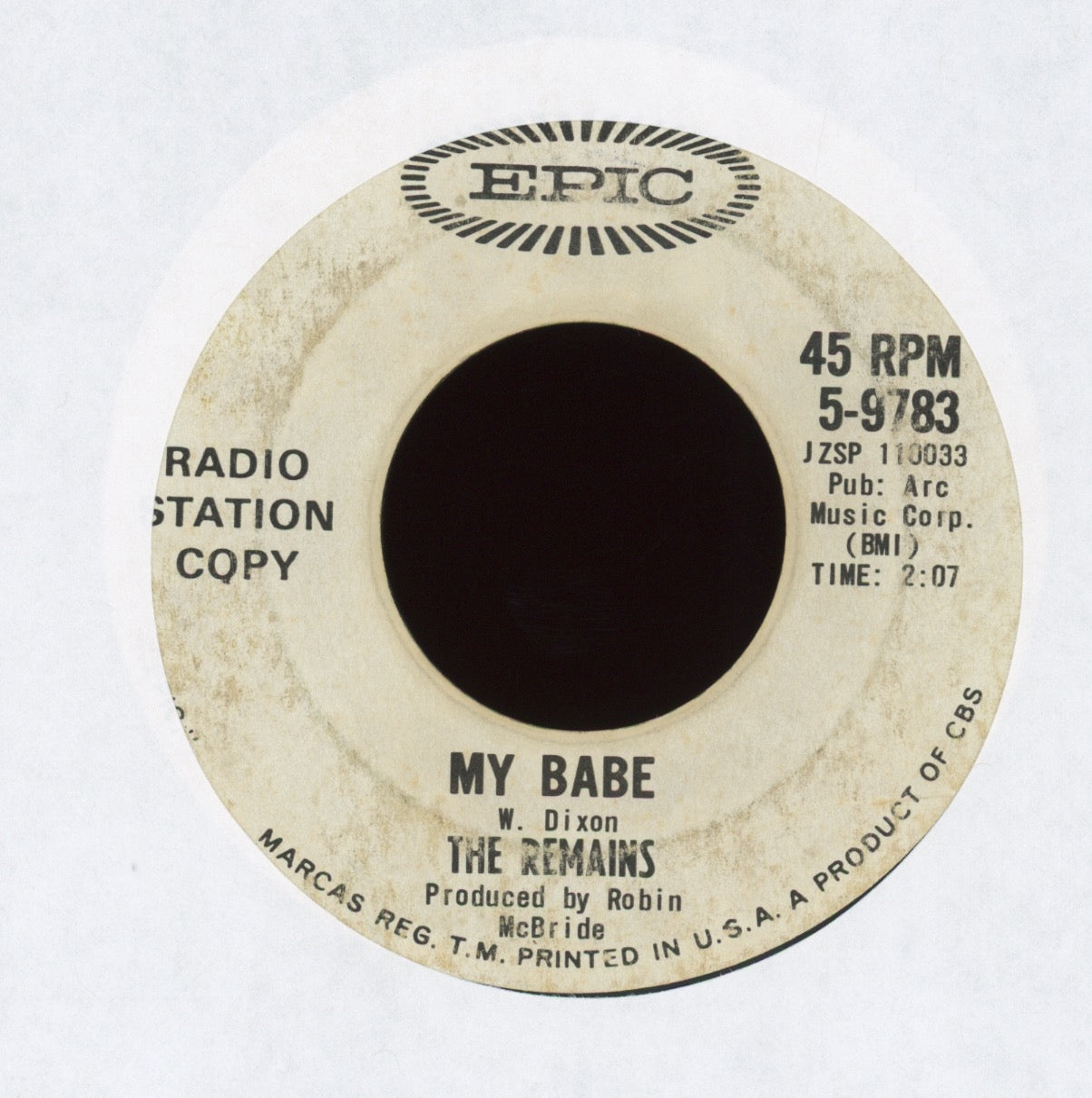 The Remains - Why Do I Cry on Epic Promo Garage 45