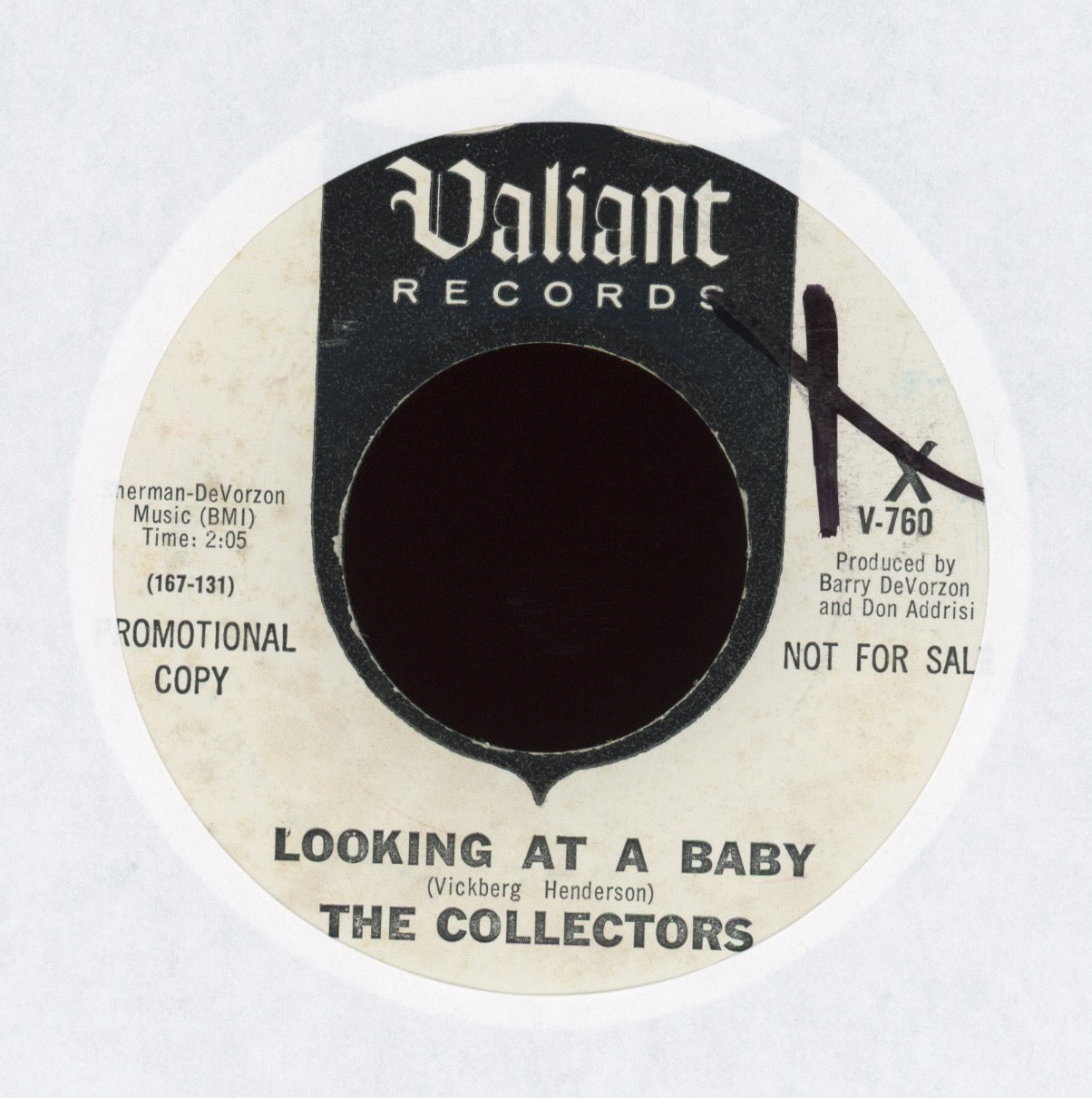 The Collectors - Looking At A Baby on Valiant Promo Garage Psych 45