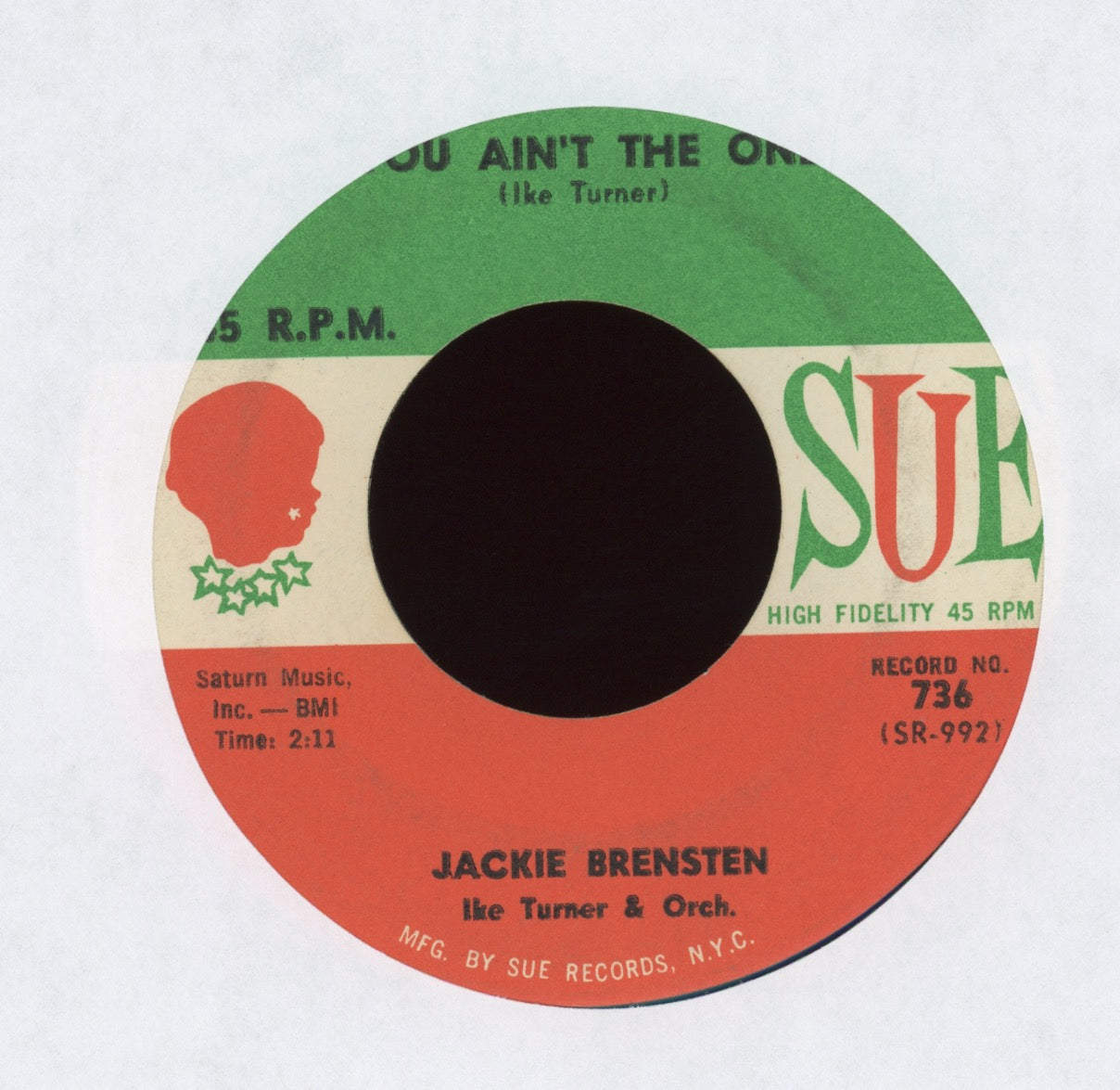 Jackie Brenston - Trouble Up The Road on Sue New Breed R&B 45