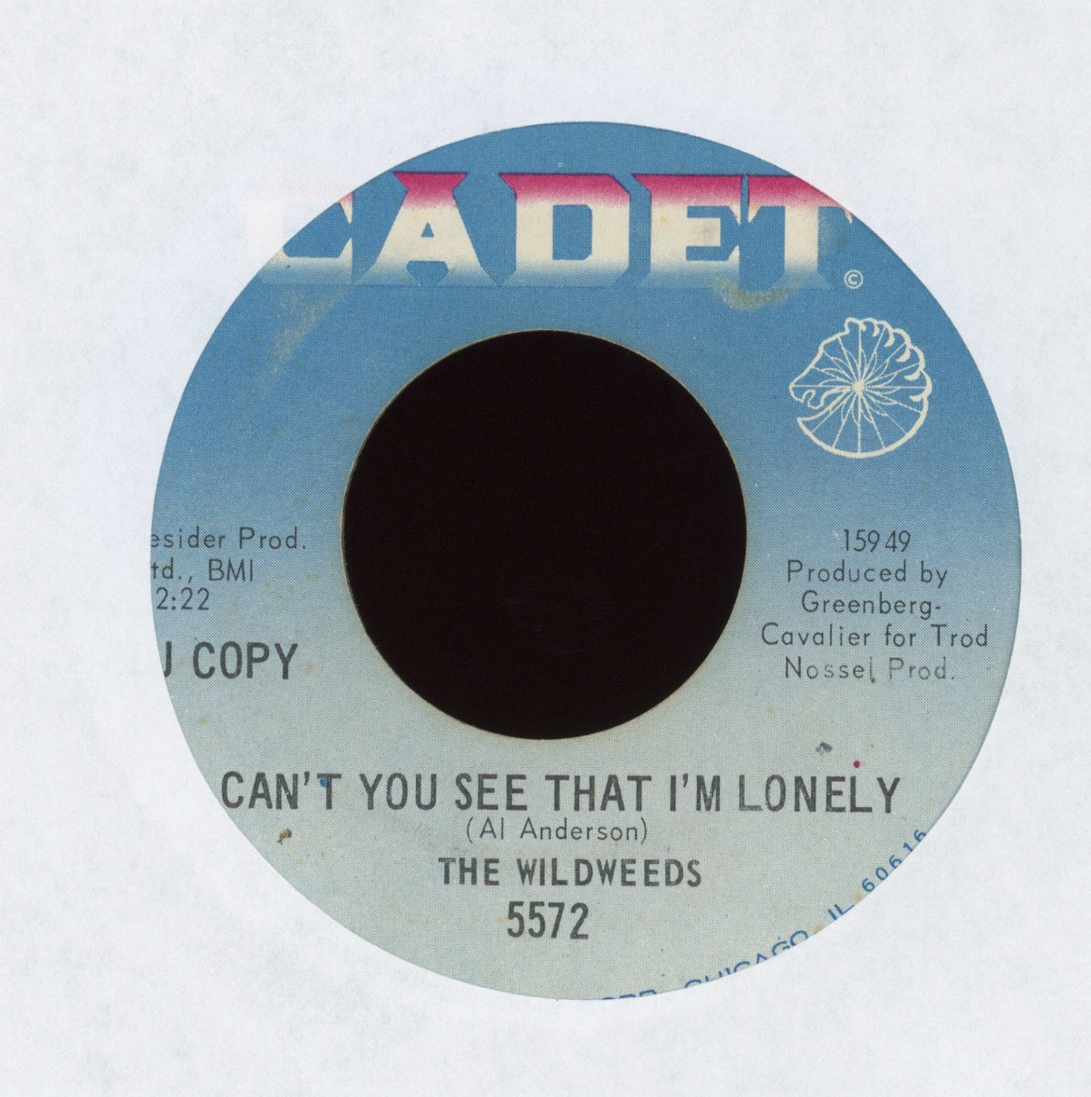 The Wildweeds - Someday Morning on Cadet Promo Northern Soul 45