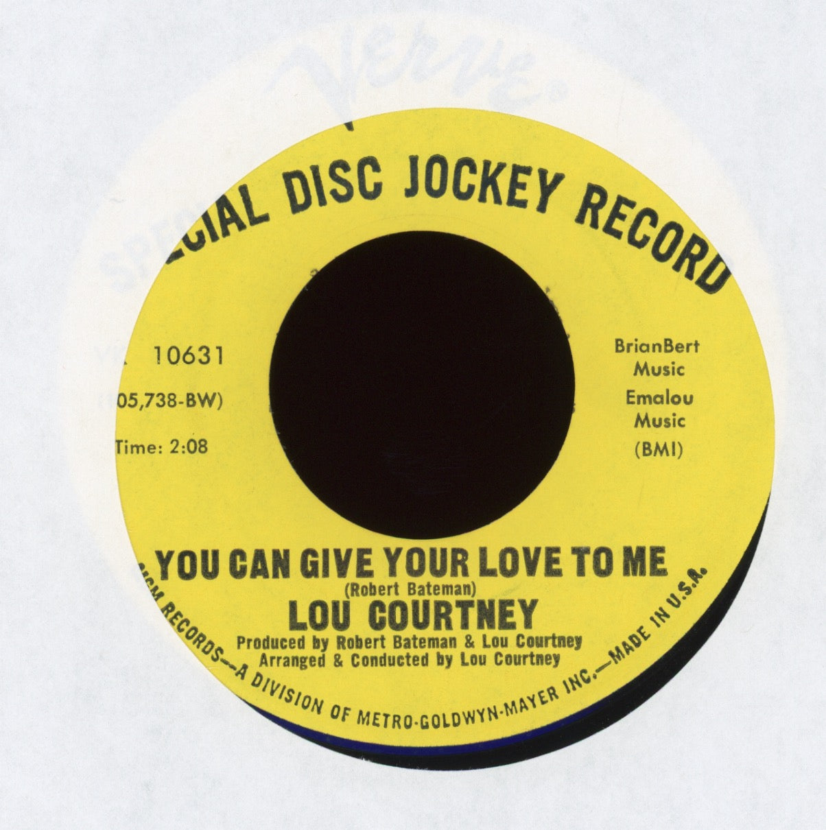 Lou Courtney - Please Stay on Verve Promo Northern Soul 45