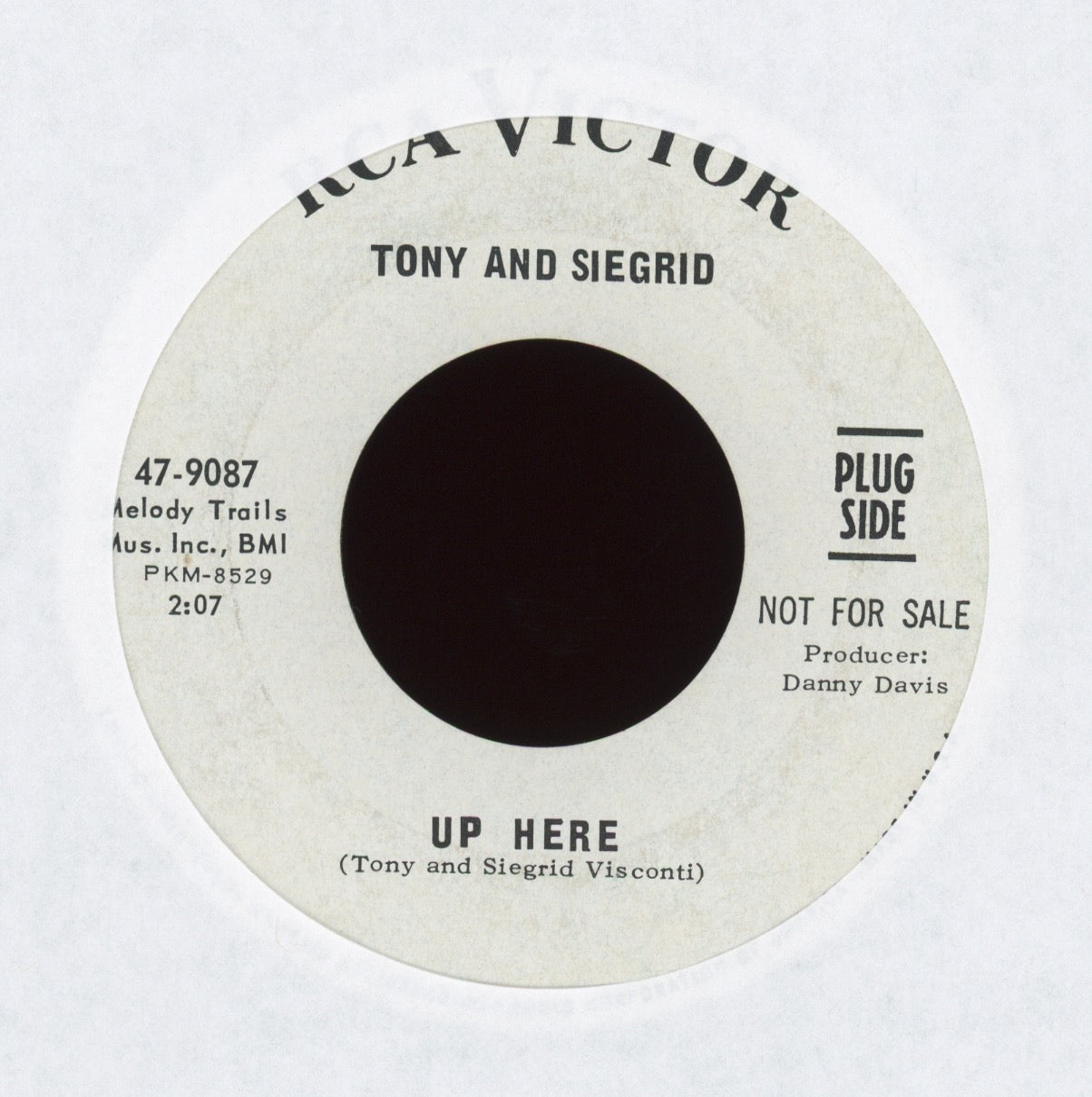 Tony And Siegrid - Up Here on RCA Promo Psych 45