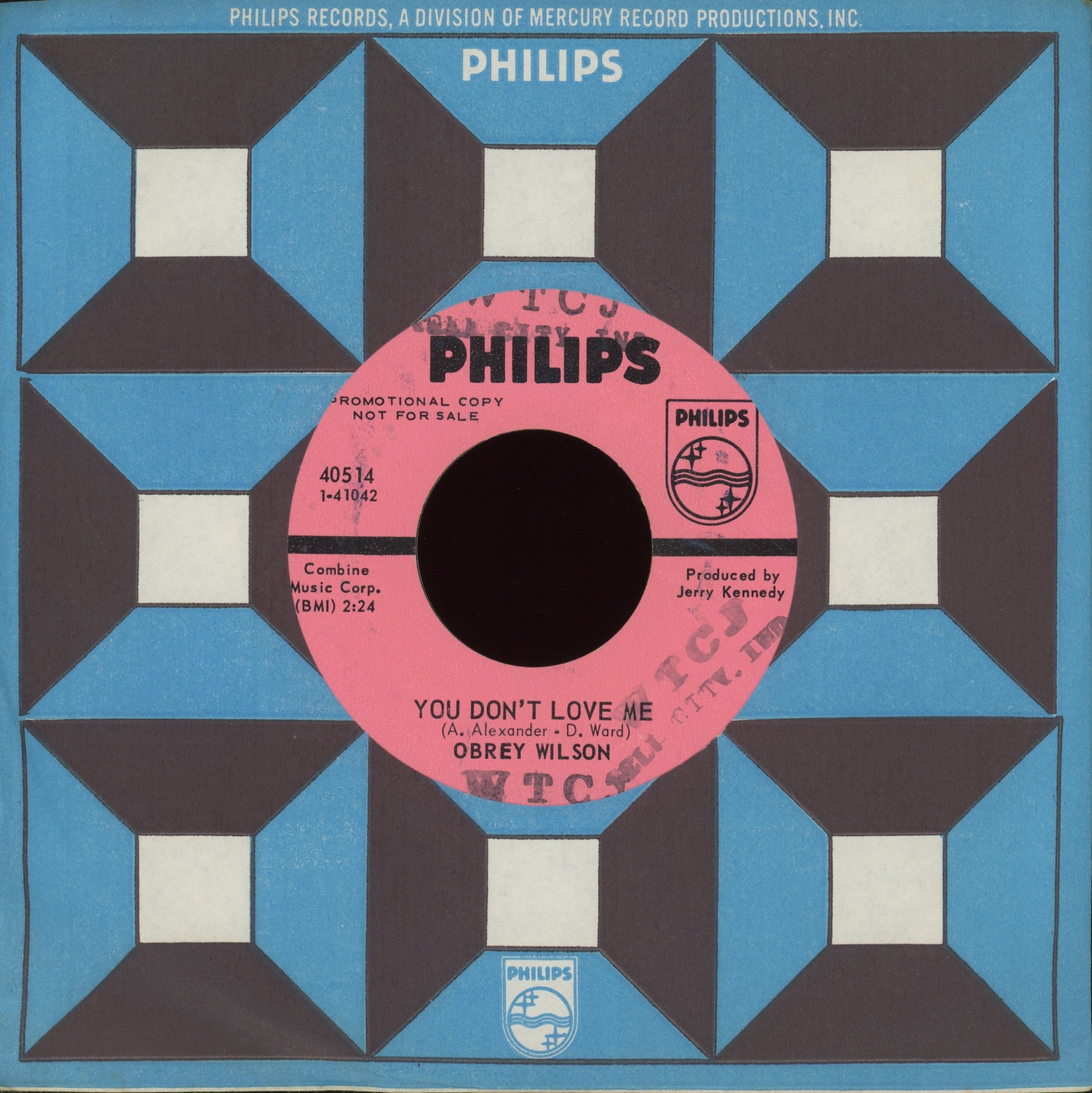 Obrey Wilson - Headman on Philips Promo Funk 45