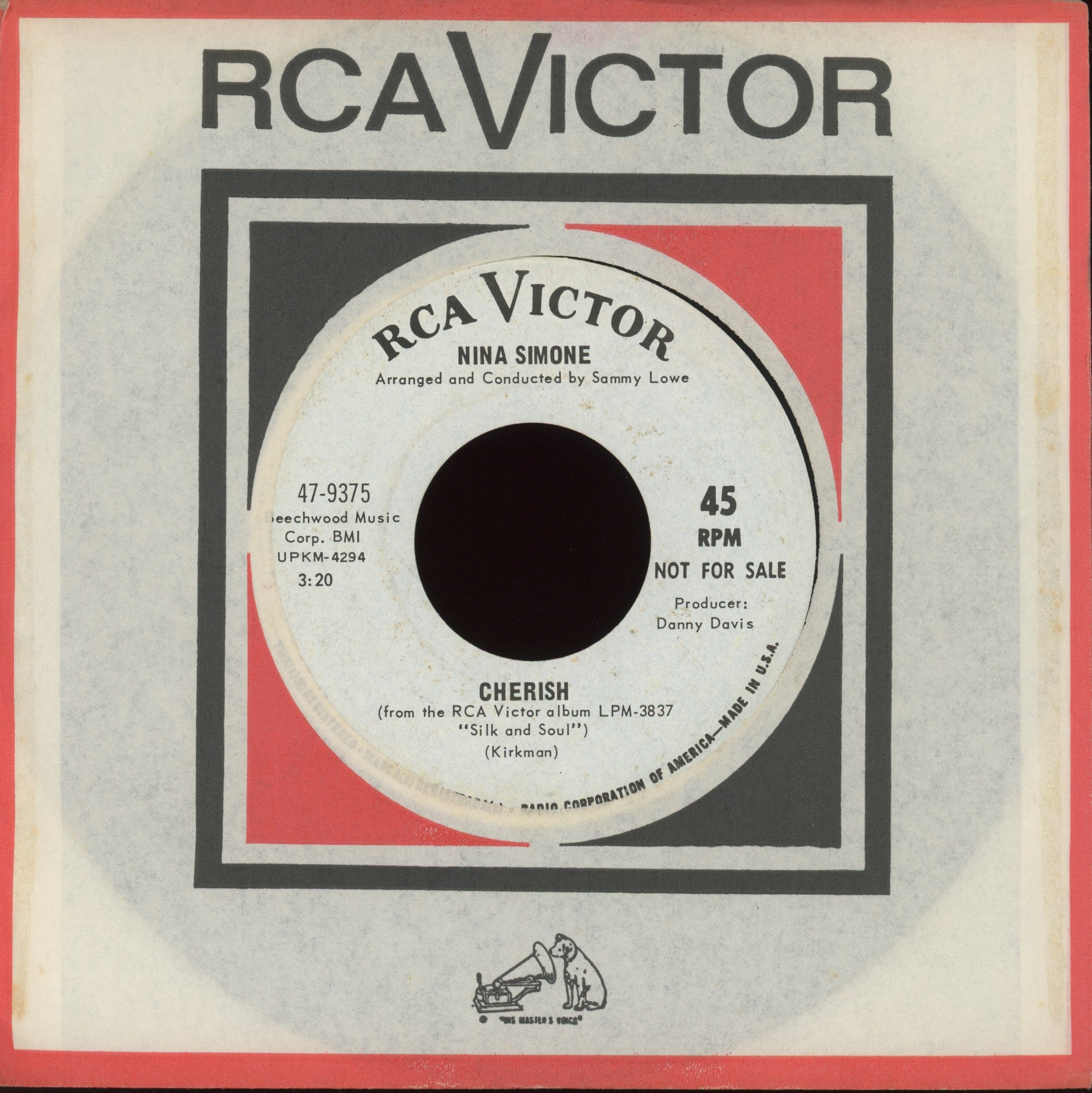 Nina Simone - I Wish I Knew How It Would Feel To Be Free on RCA Promo 45