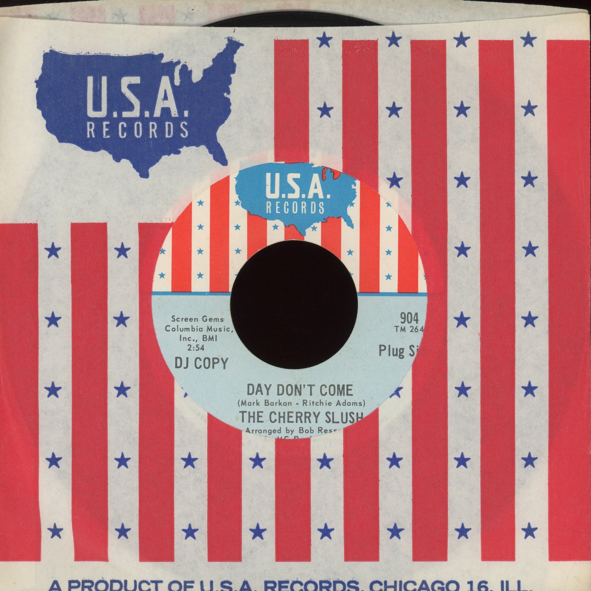 Cherry Slush - Day Don't Come on U.S.A. Promo Garage 45