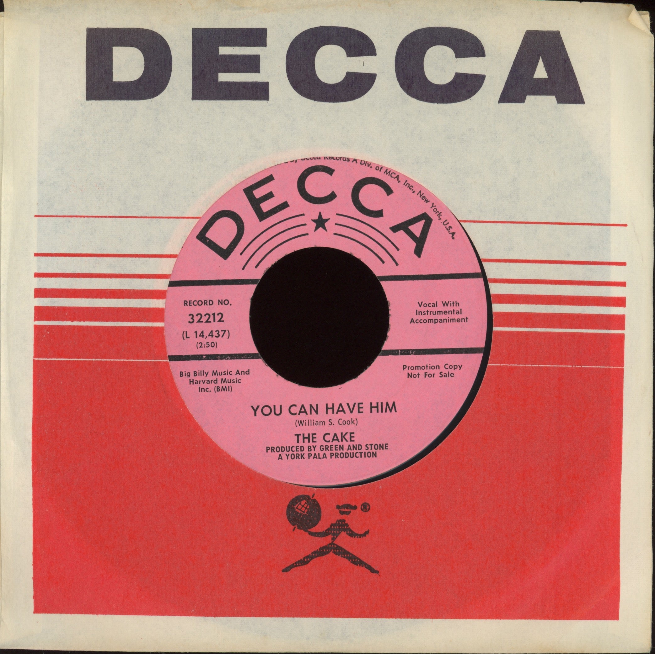 The Cake - I Know on Decca Promo Northern Soul 45