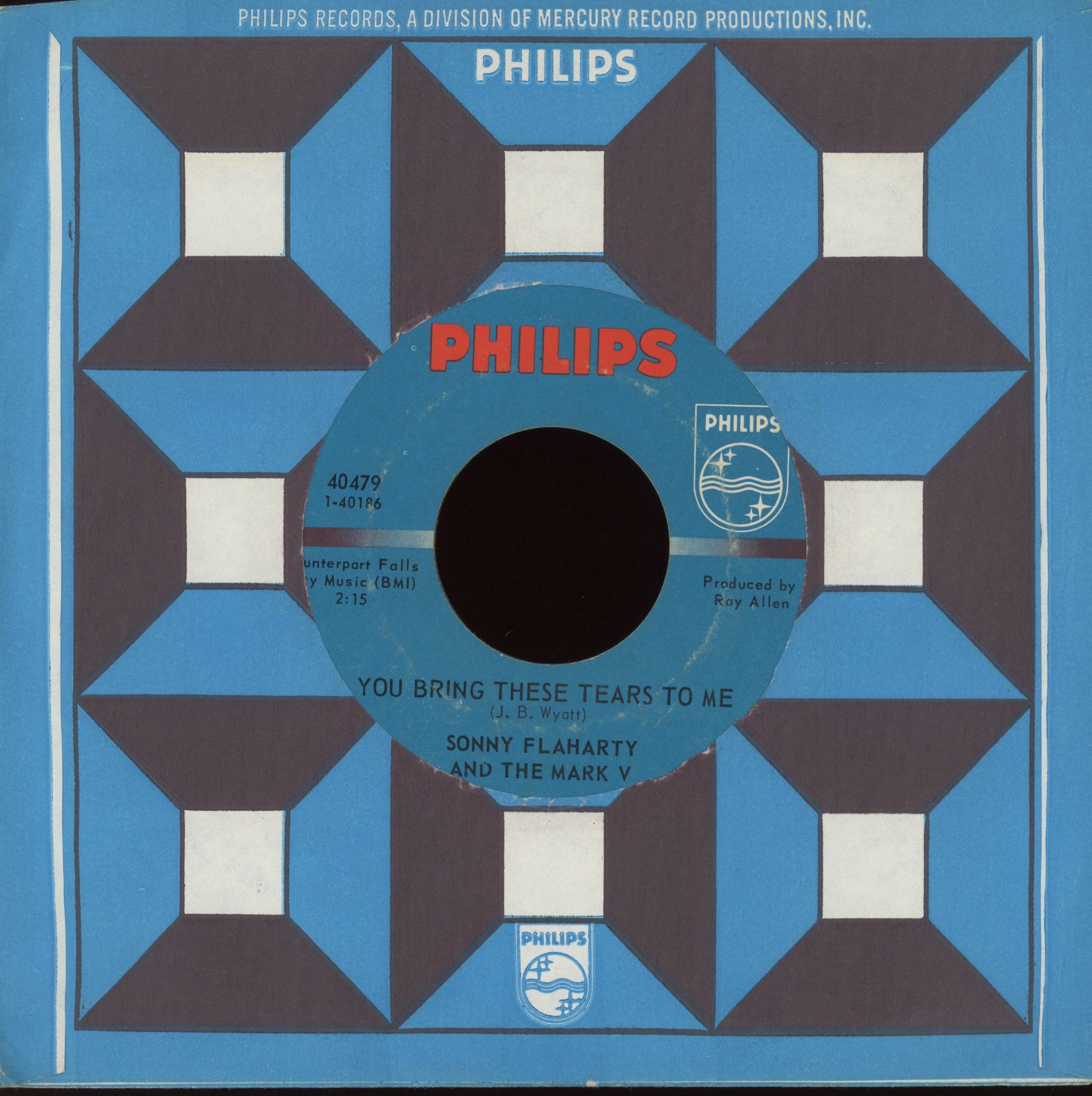 Sonny Flaharty & The Mark V - Hey Conductor on Philips Garage Fuzz 45