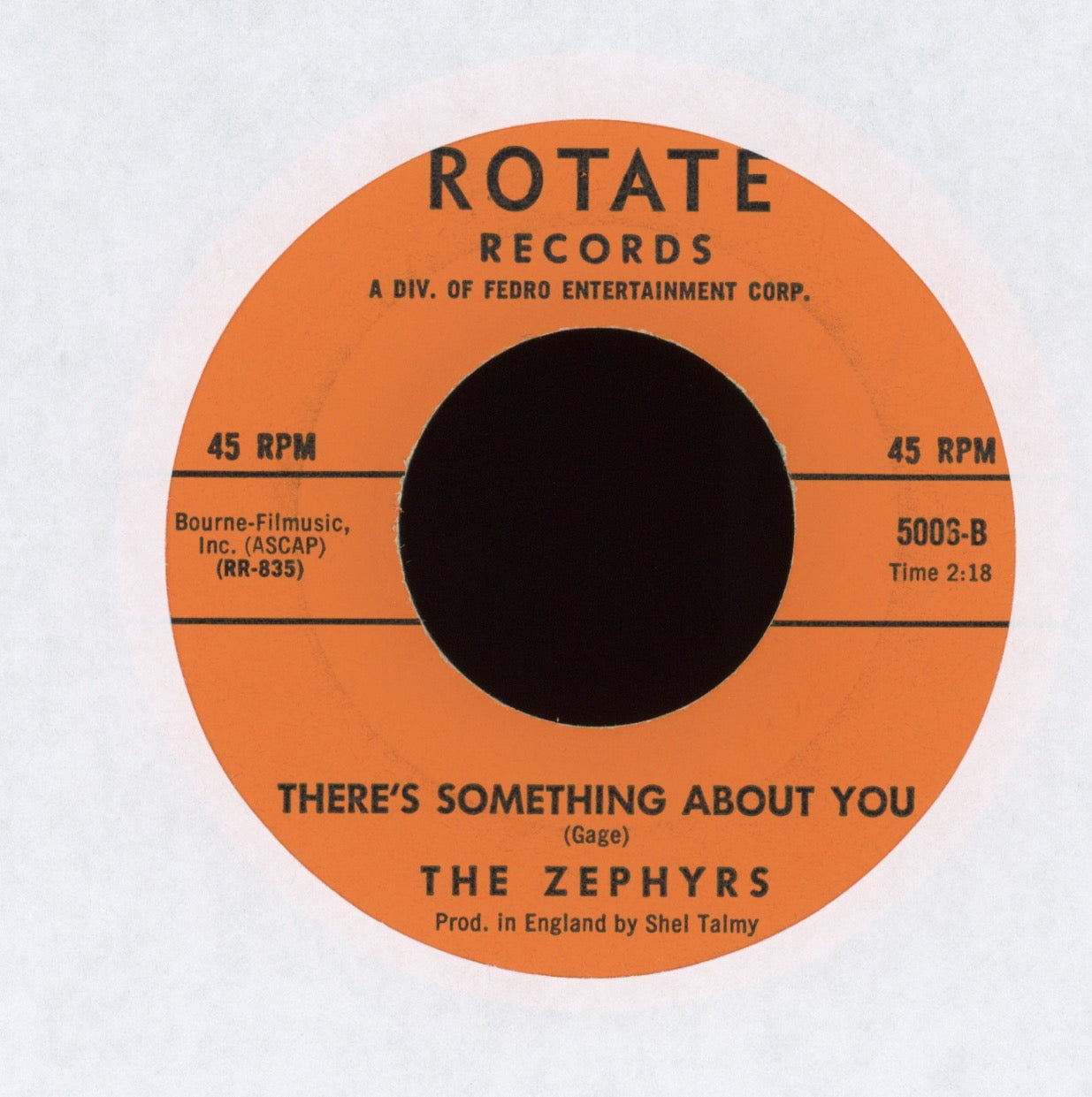 The Zephyrs - She's Lost You on Rotate Garage 45