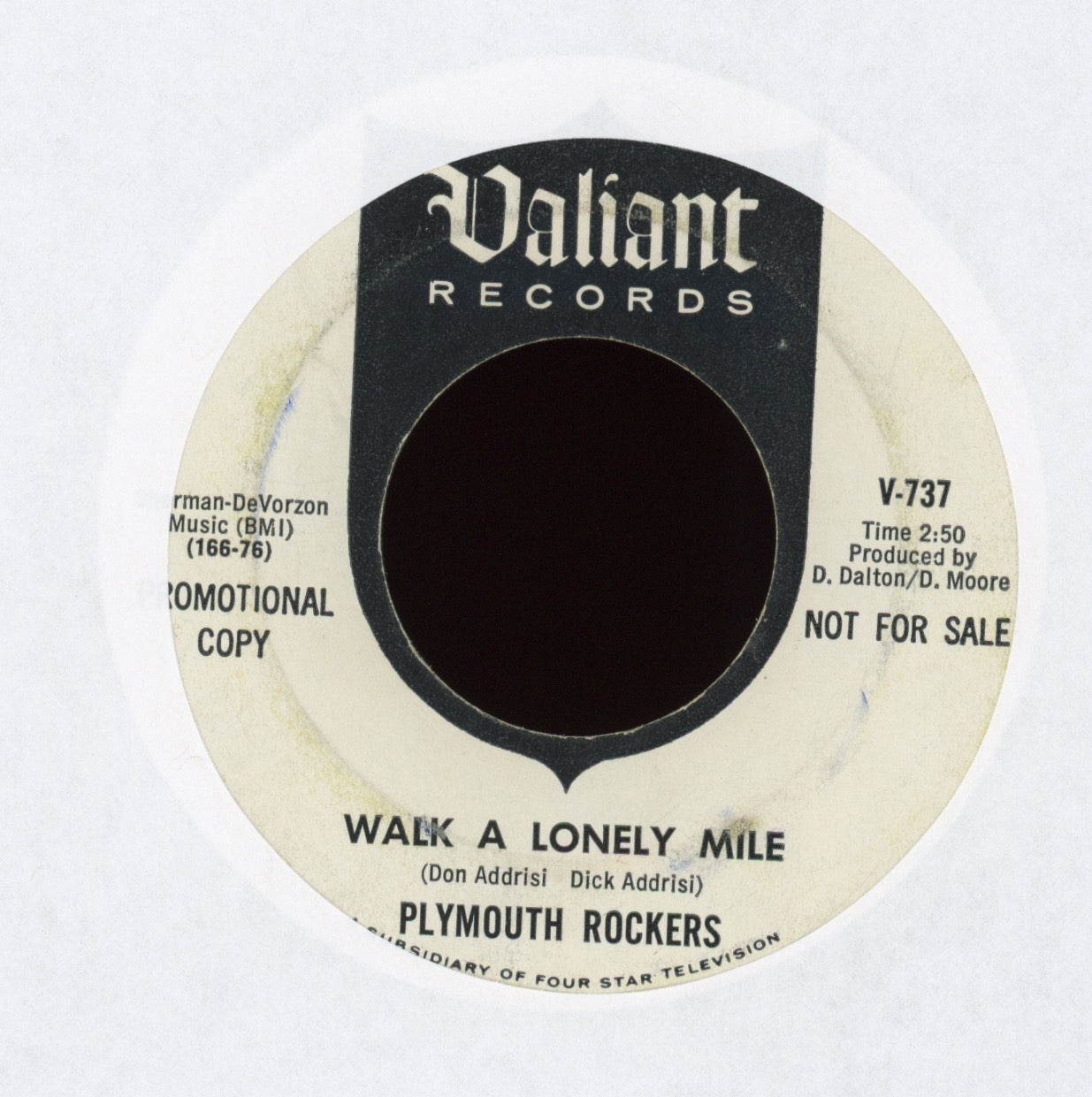 The Plymouth Rockers - Don't Say Why on Valiant Promo Garage 45