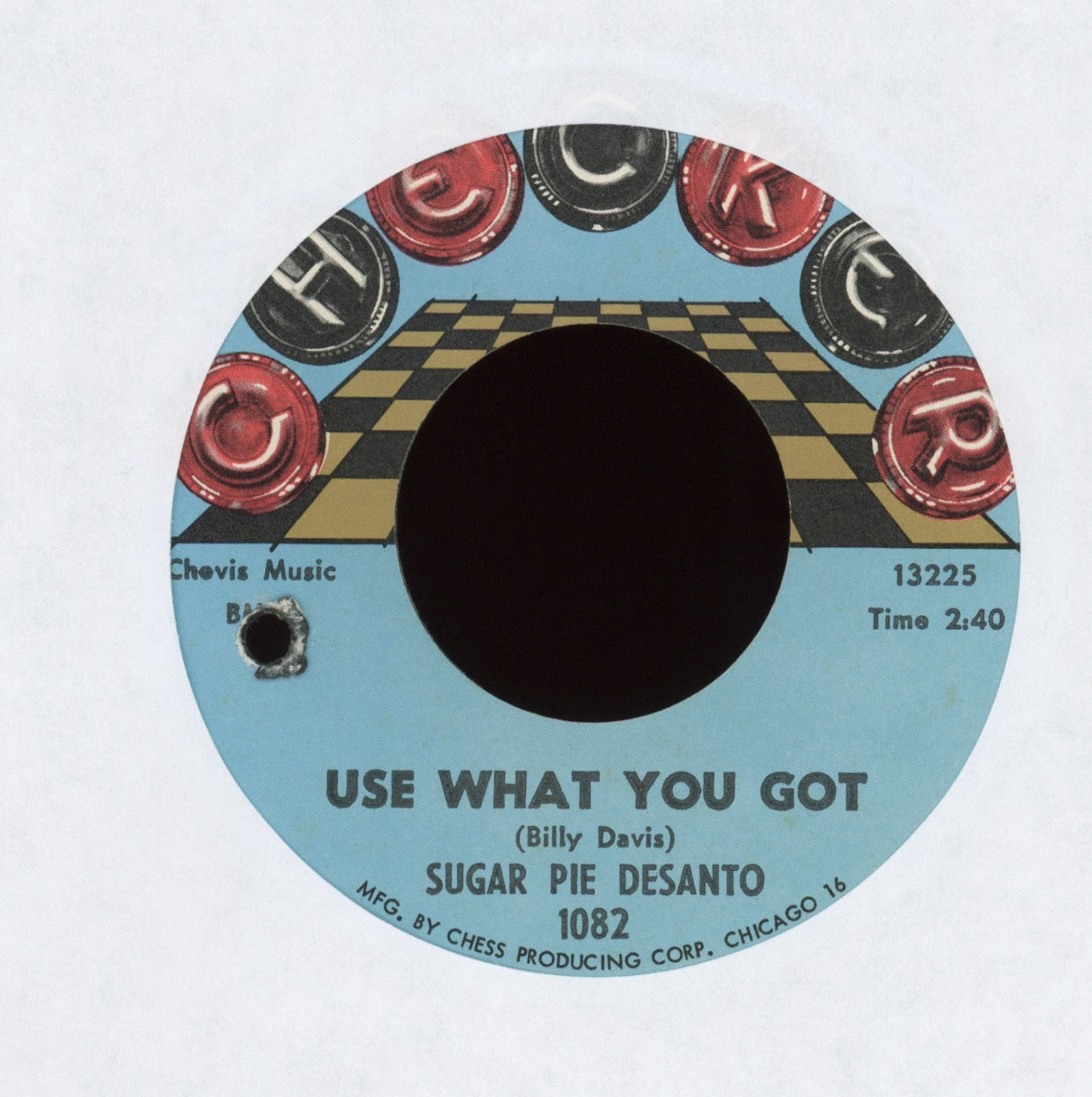 Sugar Pie Desanto - Soulful Dress on Checker R&B 45