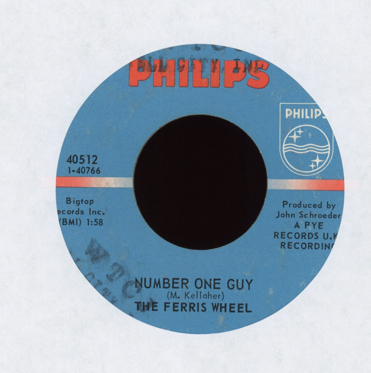 The Ferris Wheel - I Can't Break The Habit on Philips Mod Psych Dancer 45