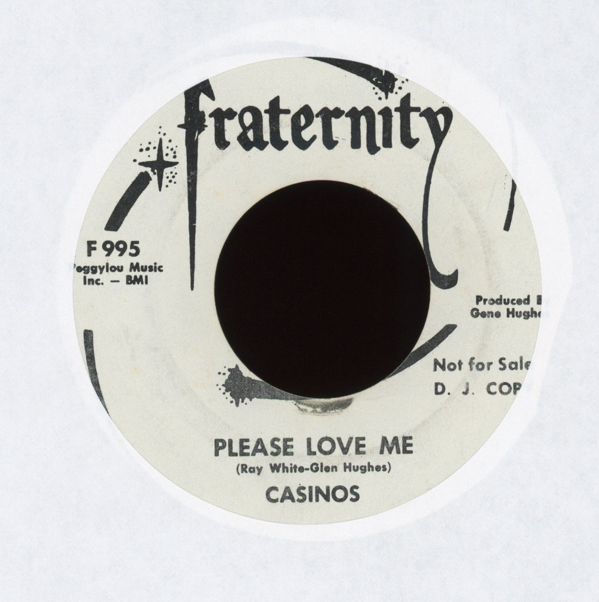 The Casinos - Please Love Me on Fraternity Promo Northern Soul 45