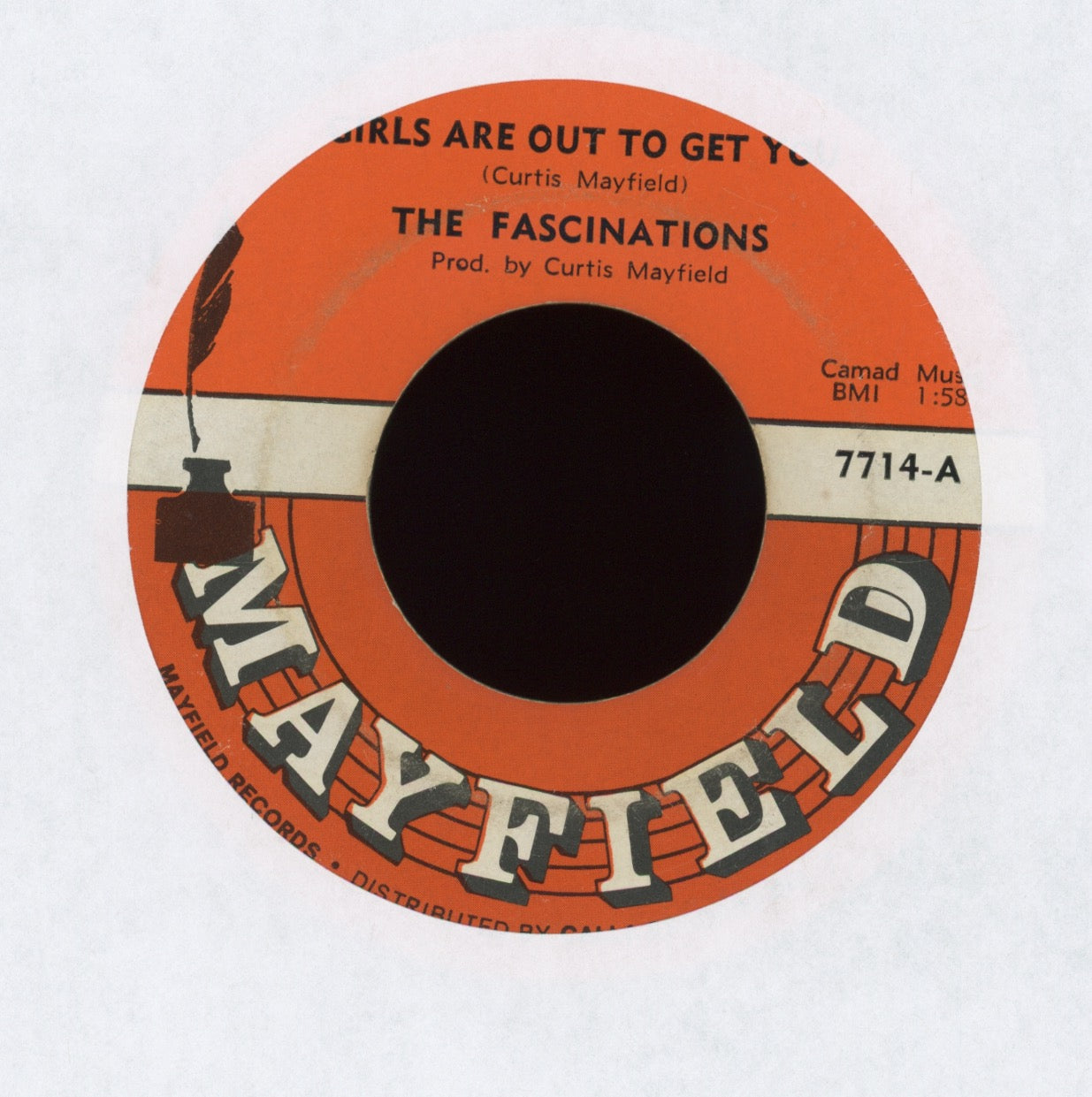 The Fascinations - Girls Are Out To Get You on Mayfield Northern Soul 45