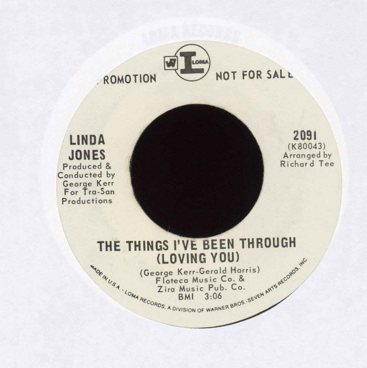 Linda Jones - My Heart Needs A Break on Loma Promo Northern Soul 45