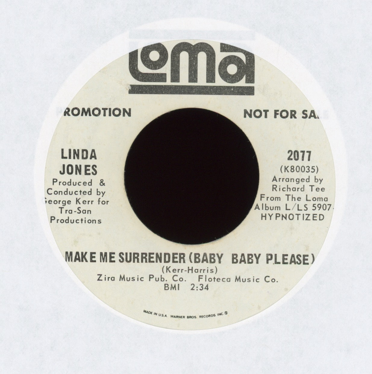 Linda Jones - What've I Done (To Make You Mad) on Loma Promo Crossover Soul 45