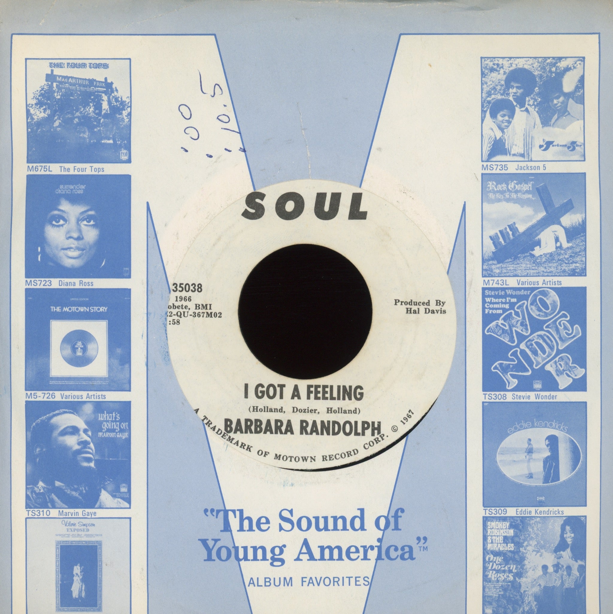 Barbara Randolph - I Got A Feeling on SOUL Promo Northern Soul 45