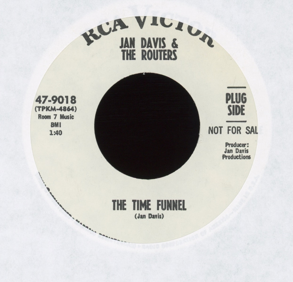Jan Davis - The Time Funnel on RCA Promo Surf 45