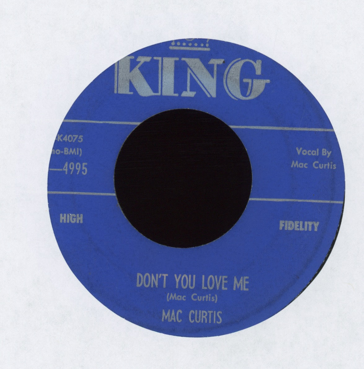 Mac Curtis - That Ain't Nothin' But Right on King Rockabilly 45