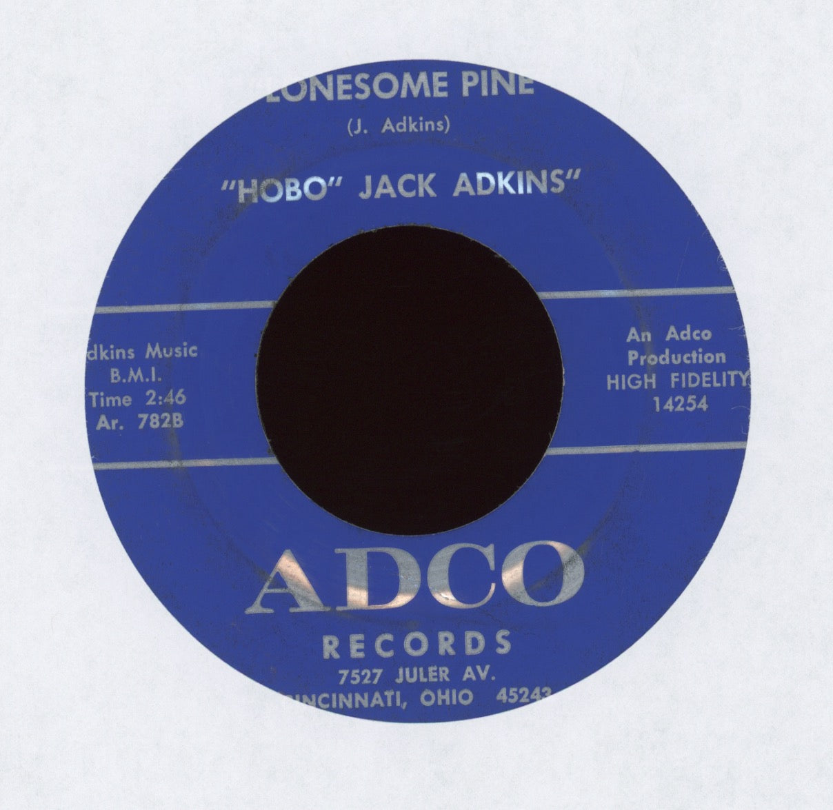Jack Adkins - Son of a Gun on ADCO Rockabilly Bop 45 Hobo Jack Adkins