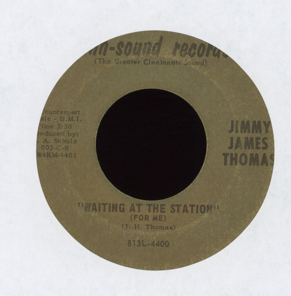 Jimmy James Thomas - I Can't Dance on Cinn-Sound Funk 45