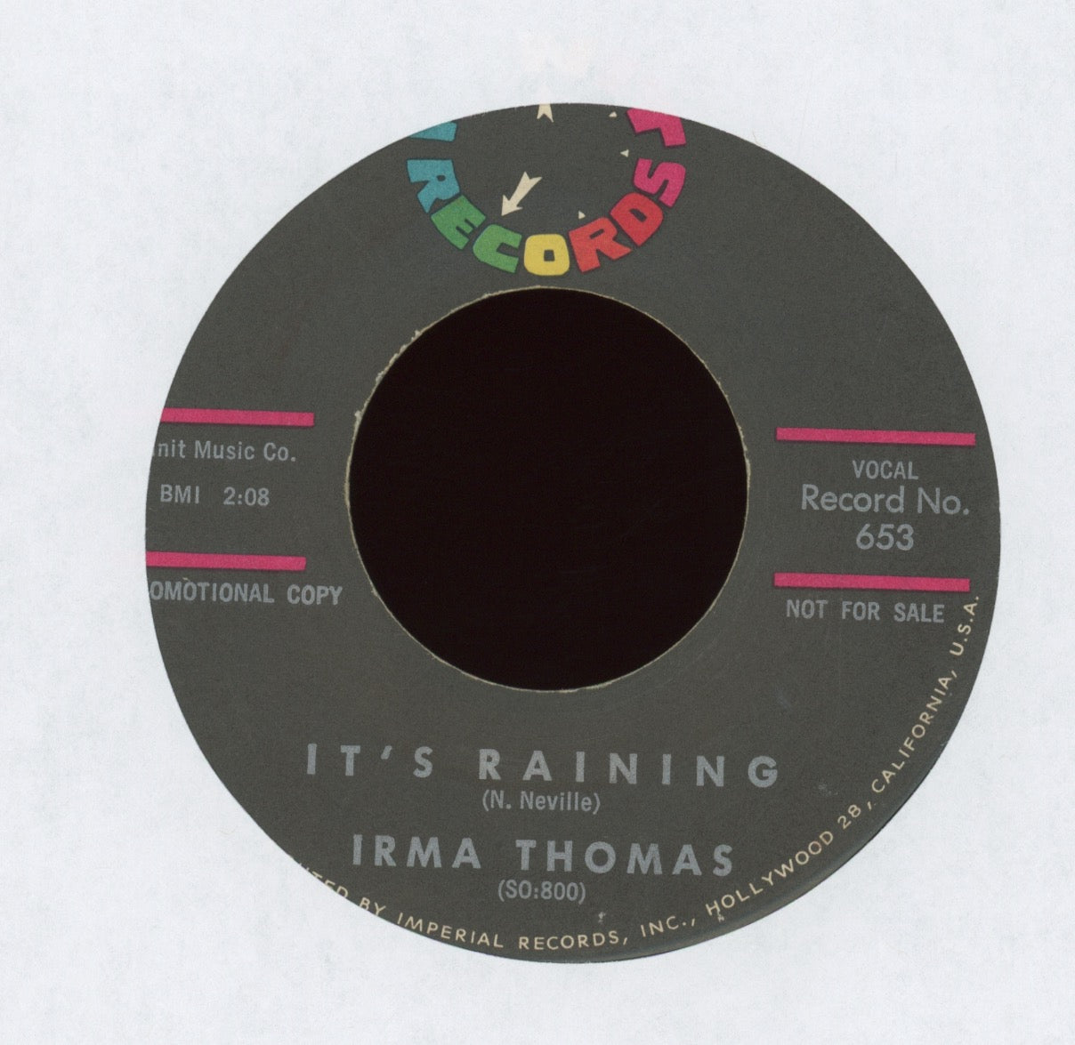 Irma Thomas - I Did My Part on Minit Promo Northern Soul 45