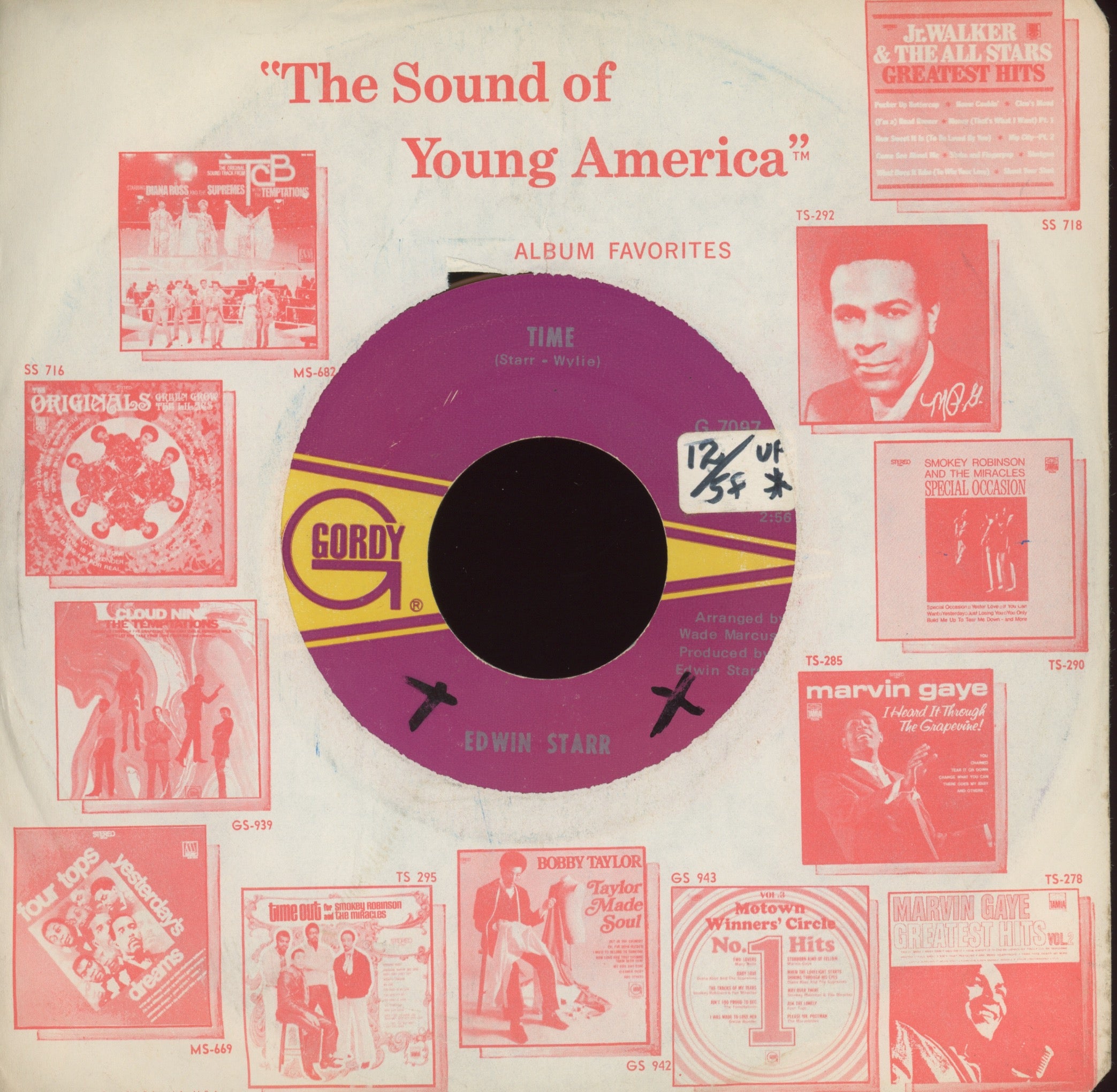 Edwin Starr - Running Back And Forth on Gordy Northern Soul 45