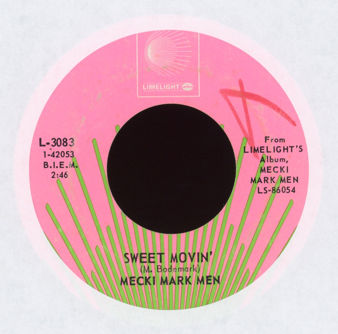 Mecki Mark Men - Sweet Movin' on Limelight Mod Soul Jazz 45