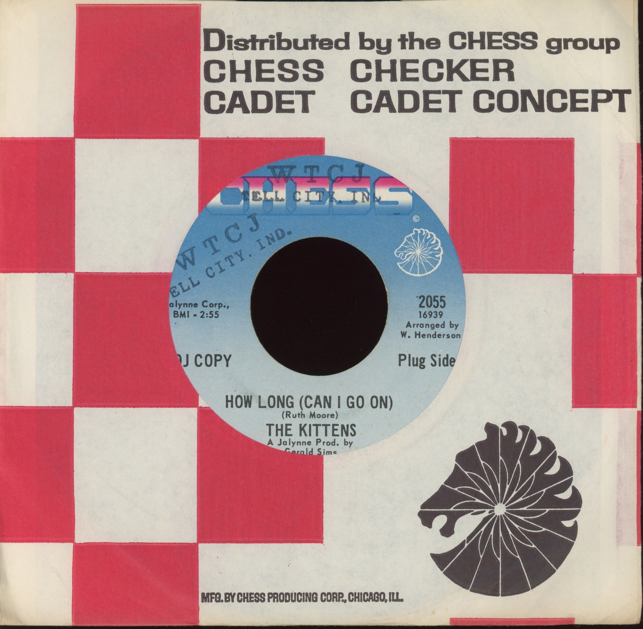 The Kittens - How Long ( Can I Go On ) on Chess Promo Northern Soul 45