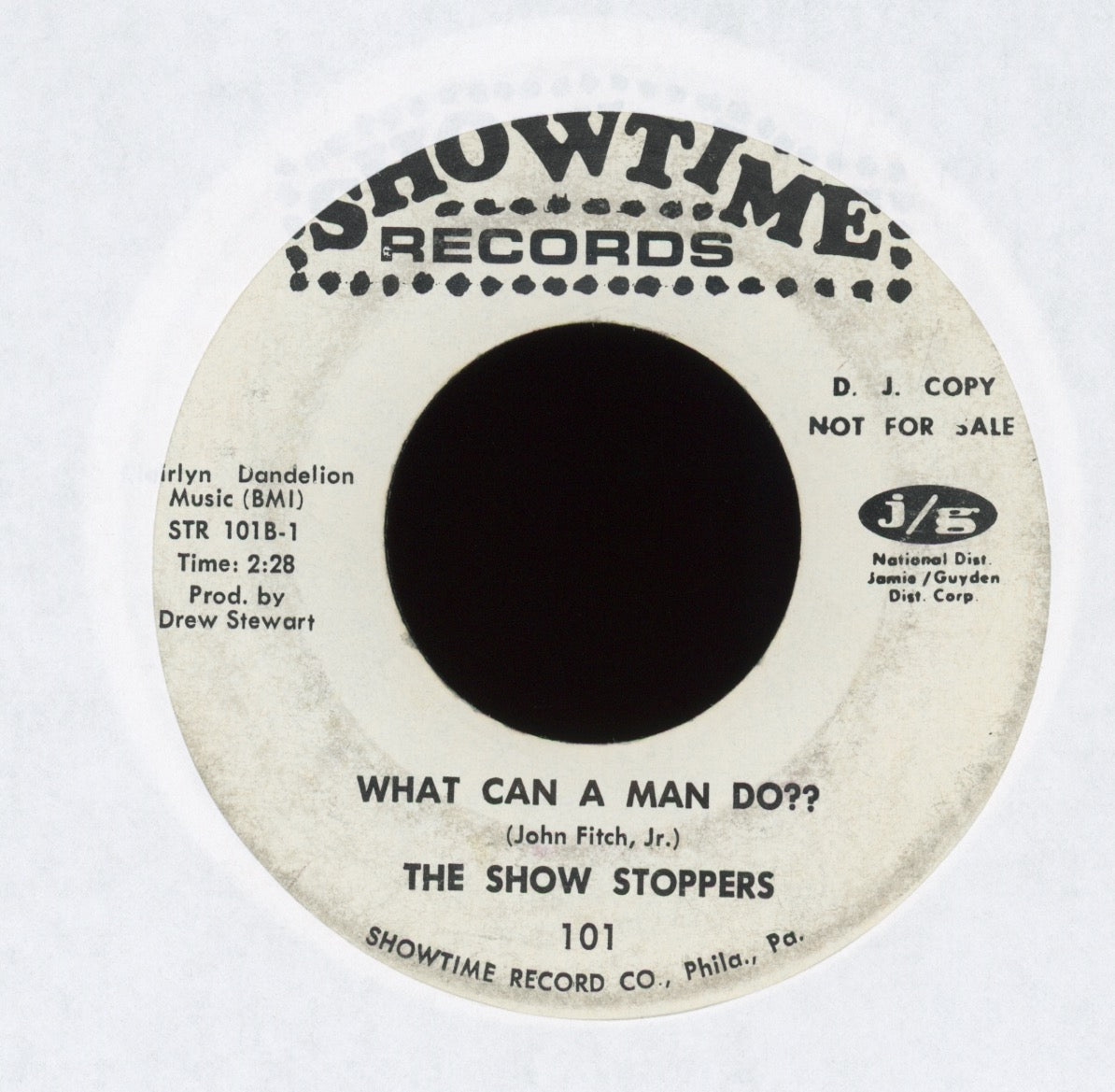 The Show Stoppers - Ain't Nothin' But A House Party on Showtime Promo Northern Soul 45