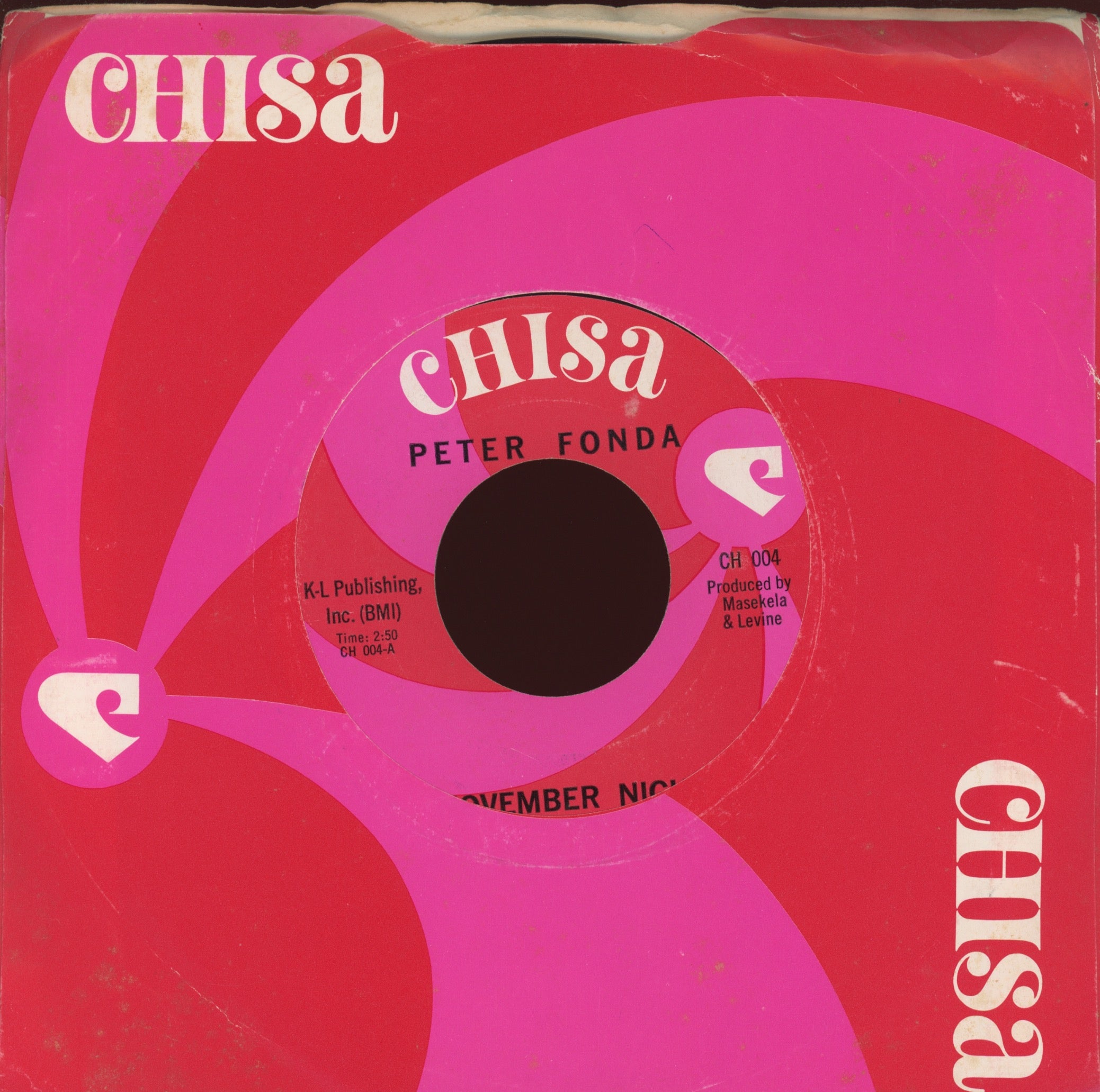 Peter Fonda - November Night on Chisa Rock 45 Gram Parsons