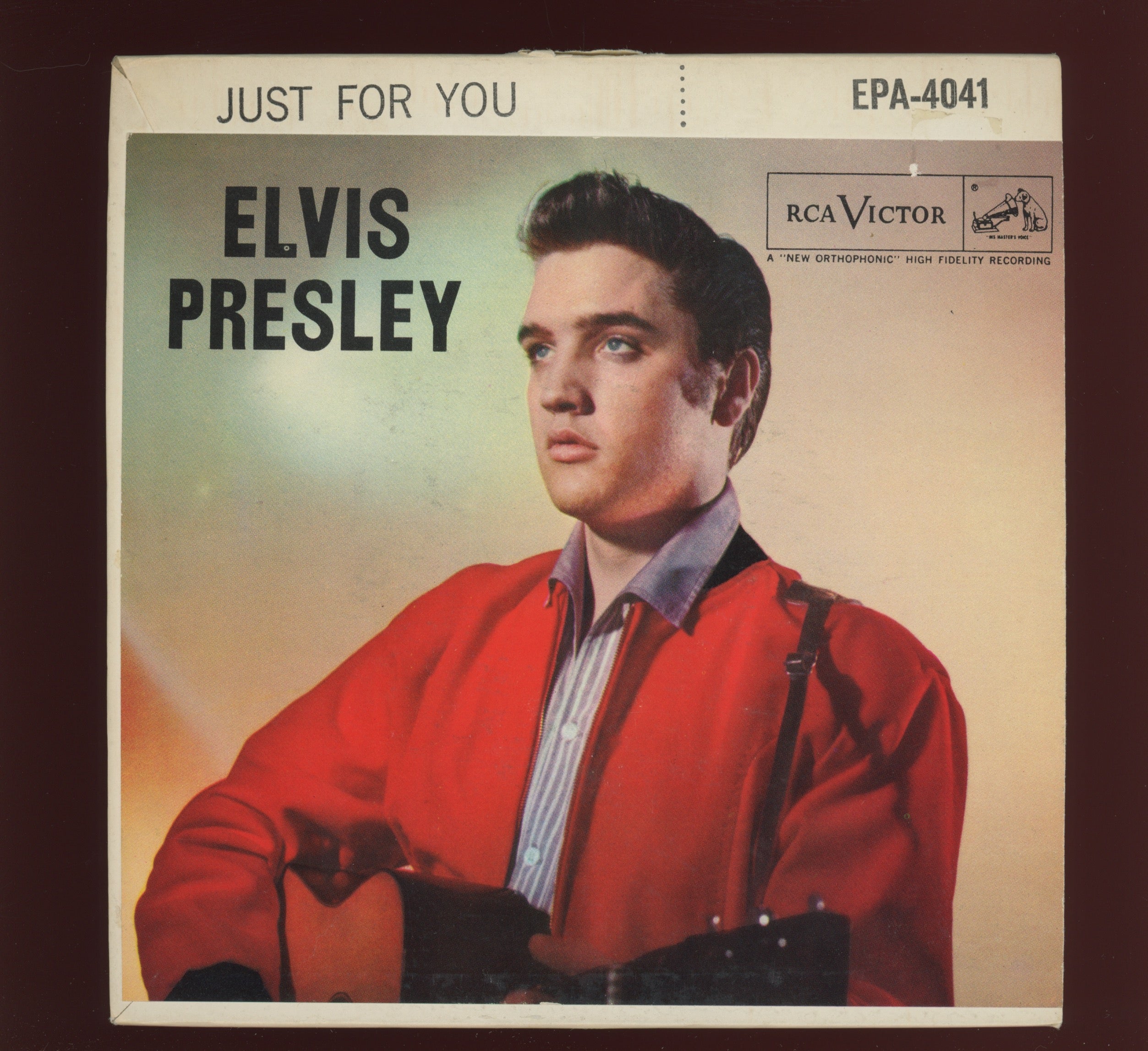 Elvis Presley - Just For You on RCA EPA 4041 Rare Orange Label EP 45 With Cover