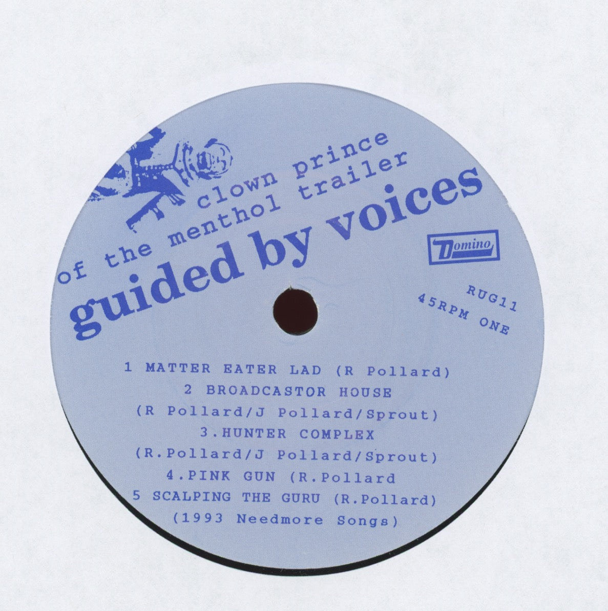 Guided By Voices - Clown Prince Of The Menthol Trailer on Domino 7" With Picture Sleeve