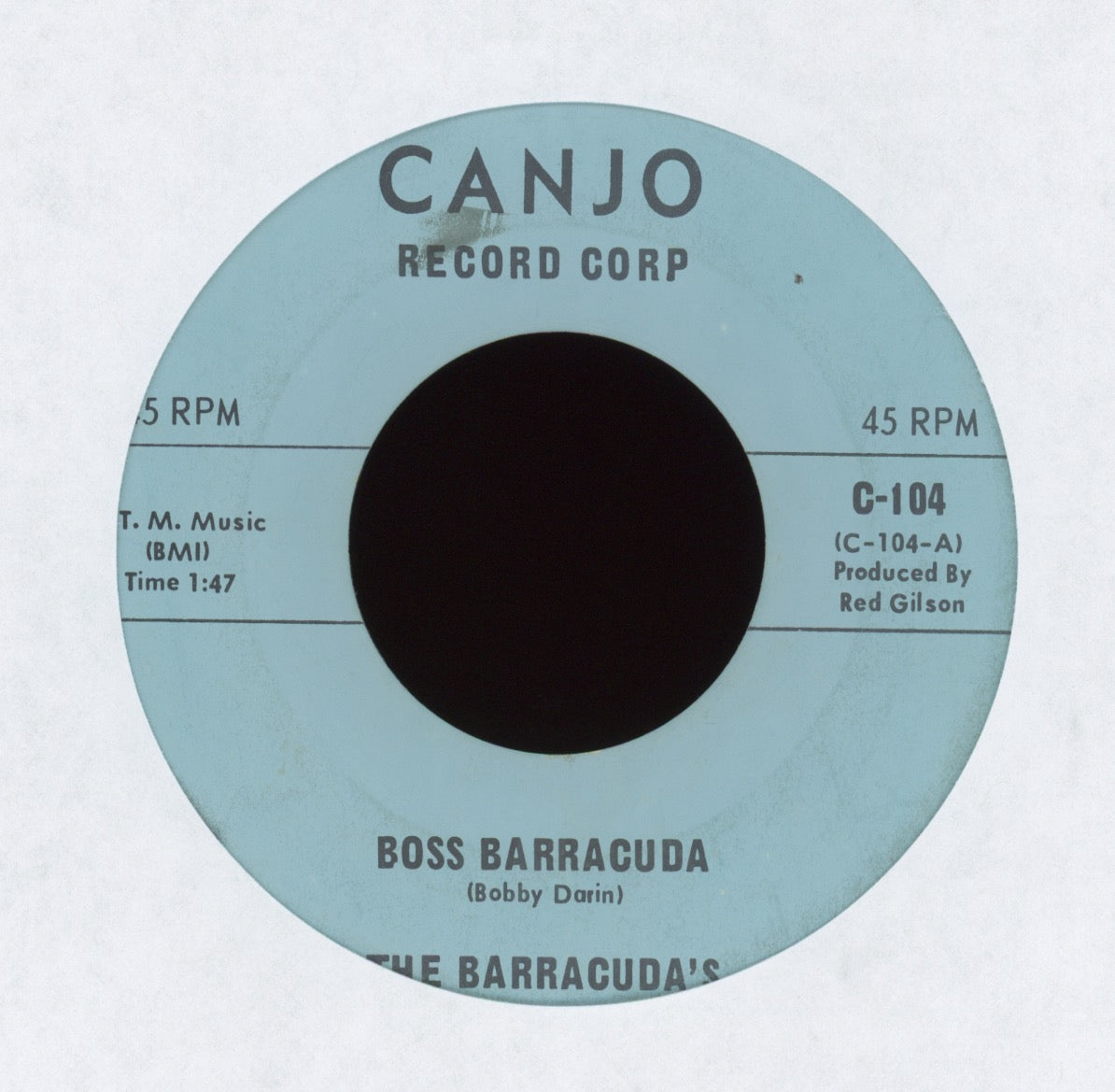 The Barracudas - Boss Barracuda on Canjo Hot Rod Surf 45