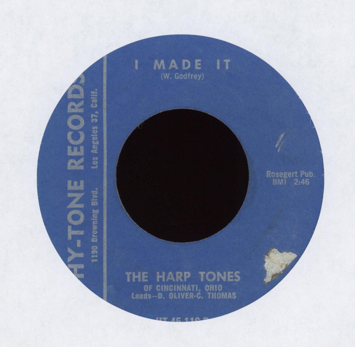 The Harp-Tones Of Cincinnati, Ohio - Dear Lord Forgive Me on Hy-Tone Gospel 45