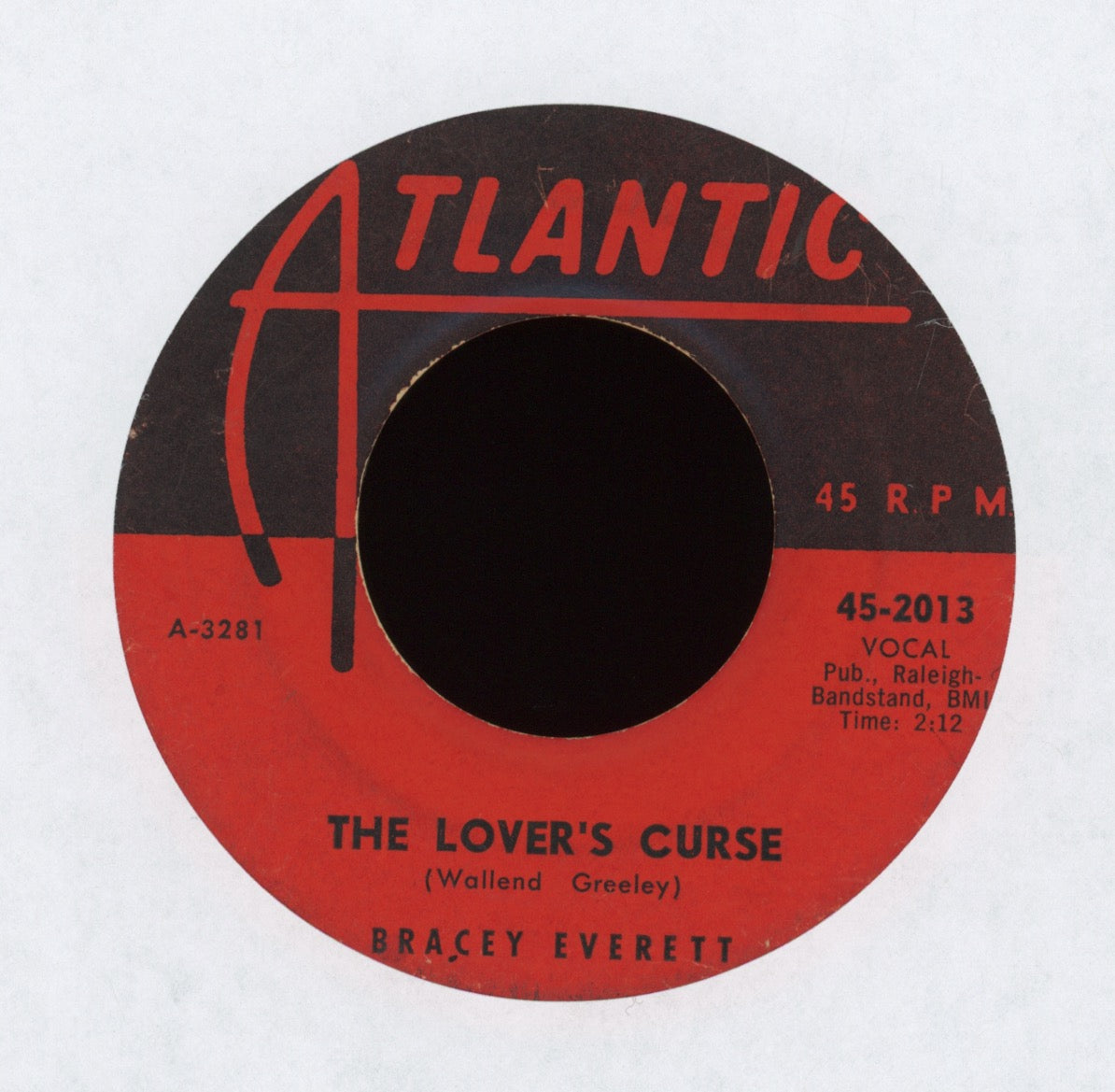 Bracey Everett - The Lover's Curse on Atlantic Rockabilly 45